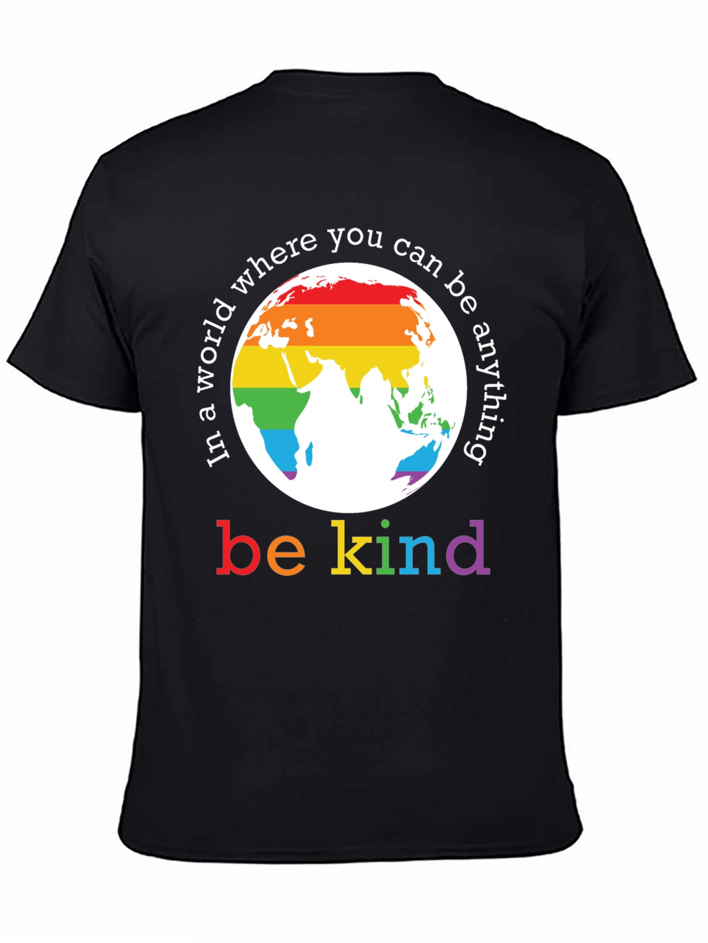 Be Kind Rainbow World T-Shirt