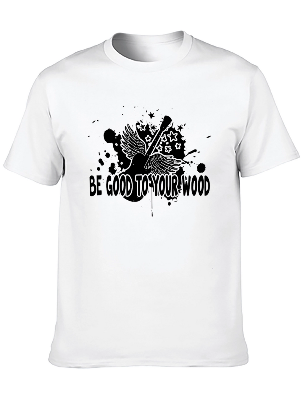 Be Good to Your Wood Guitar Graphic Tee