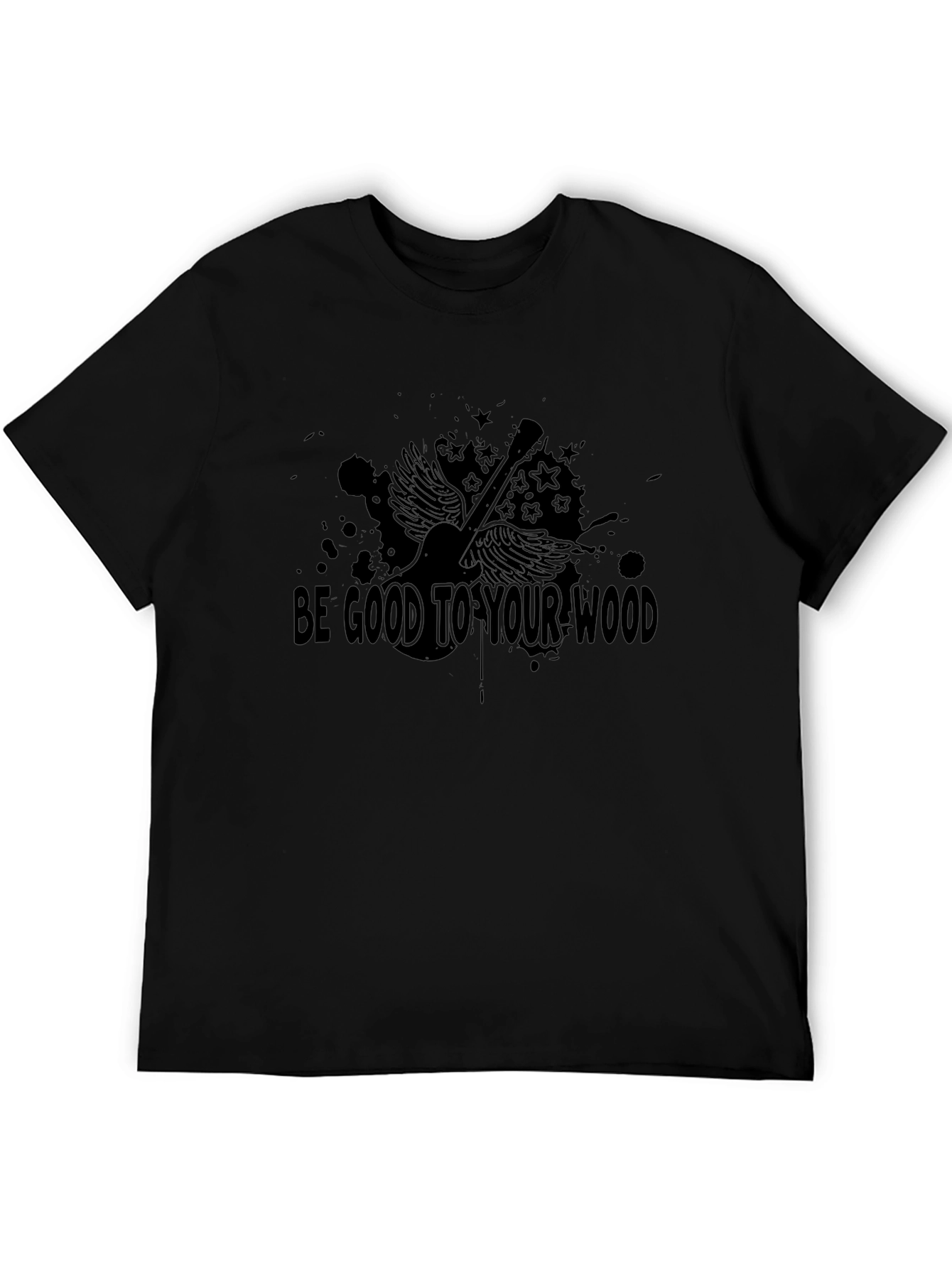 Be Good to Your Wood Guitar Graphic Tee