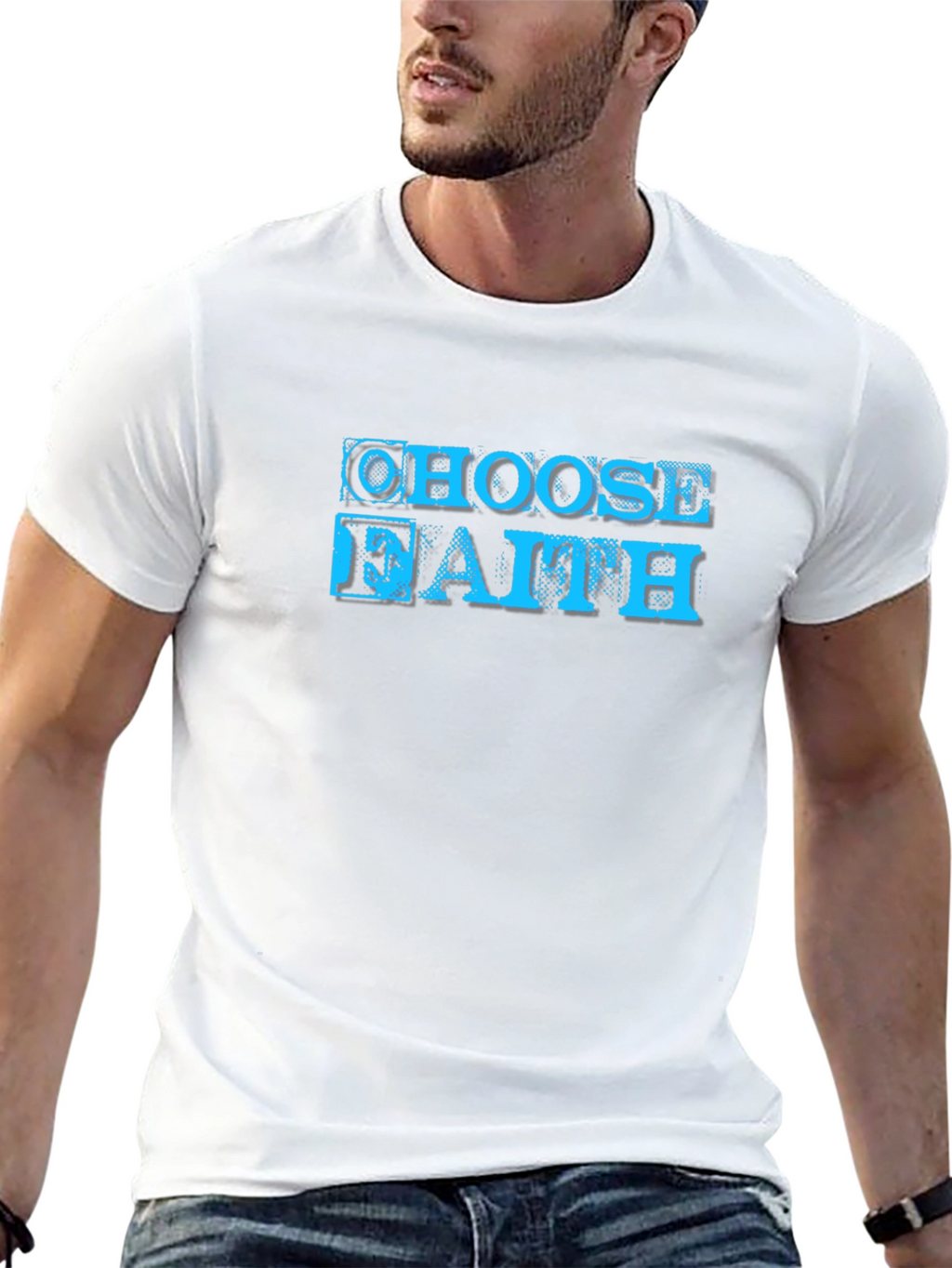 Choose Faith Graphic T-Shirt - Soft Cotton Blend