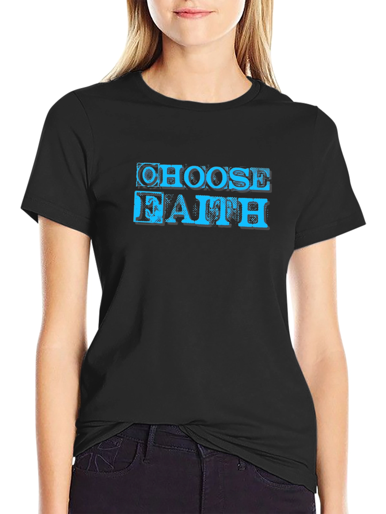 Choose Faith Graphic T-Shirt - Soft Cotton Blend