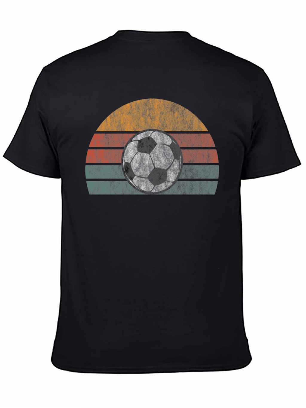 Retro Soccer Ball Graphic T-Shirt
