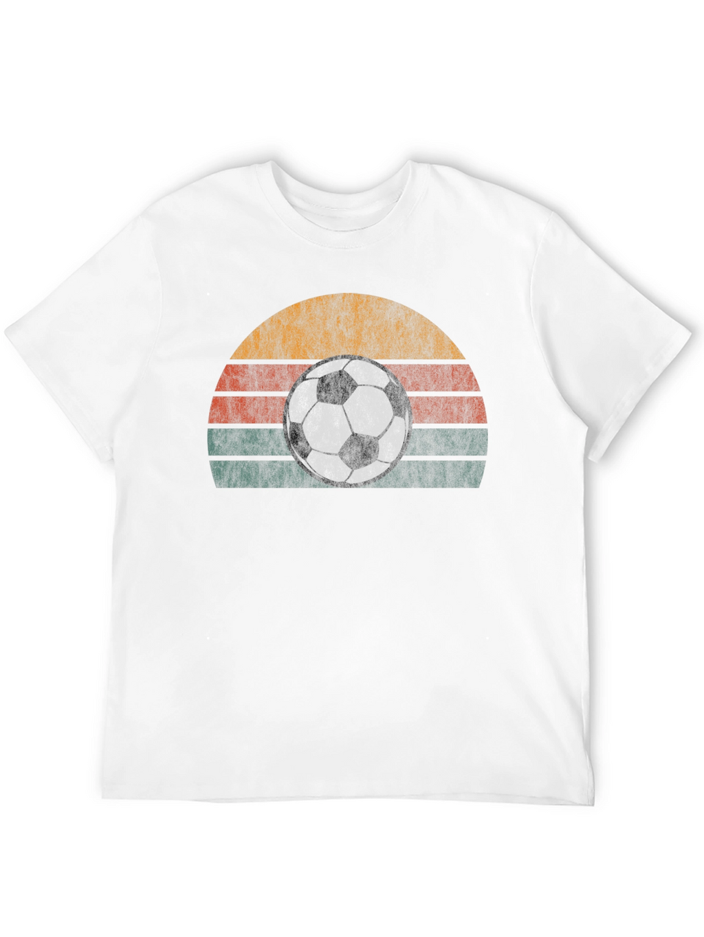 Retro Soccer Ball Graphic T-Shirt