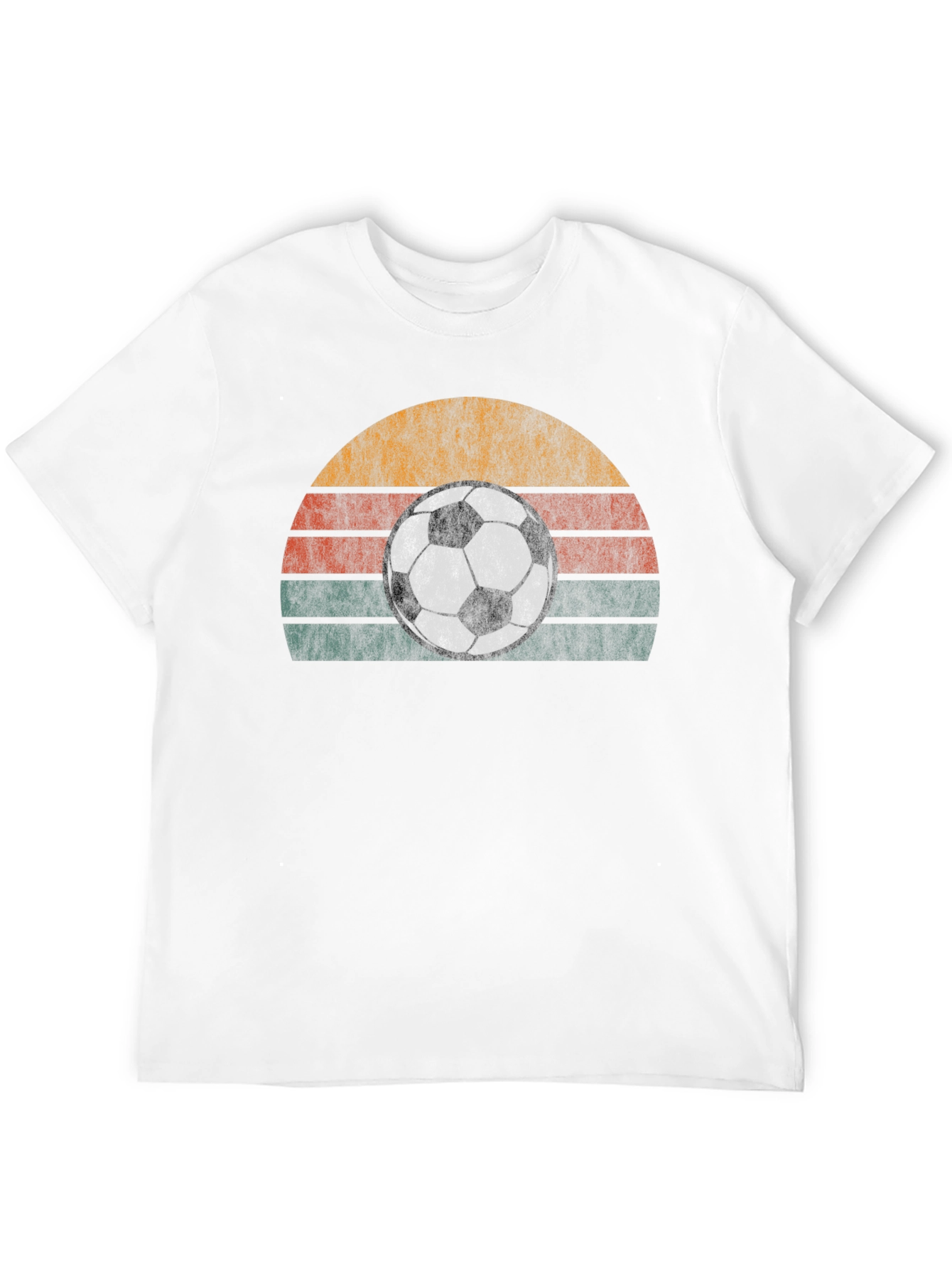 Retro Soccer Ball Graphic T-Shirt