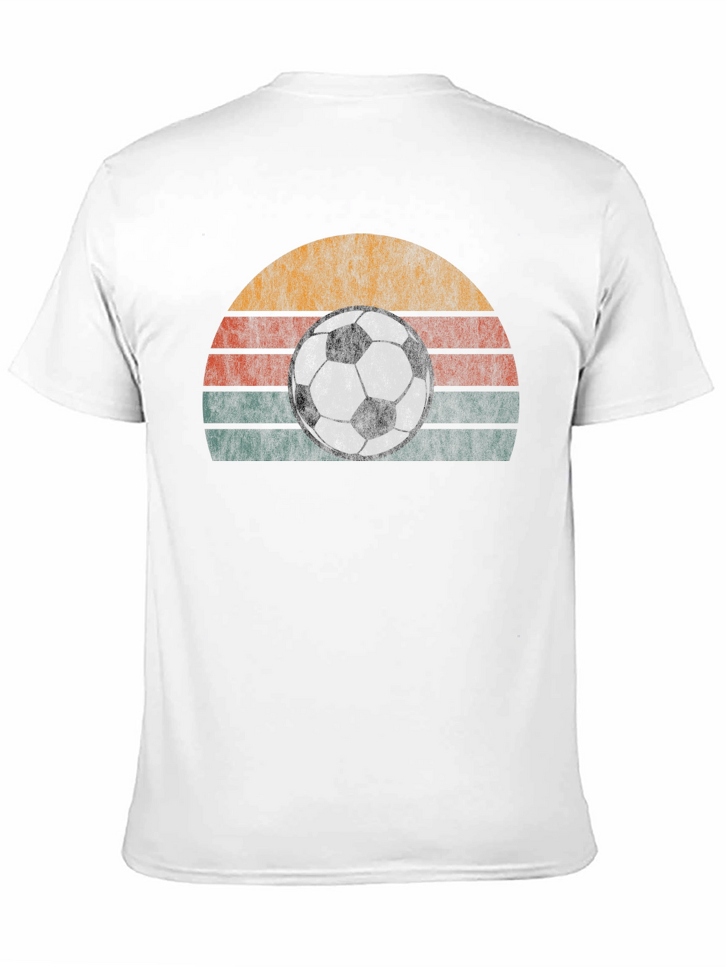 Retro Soccer Ball Graphic T-Shirt