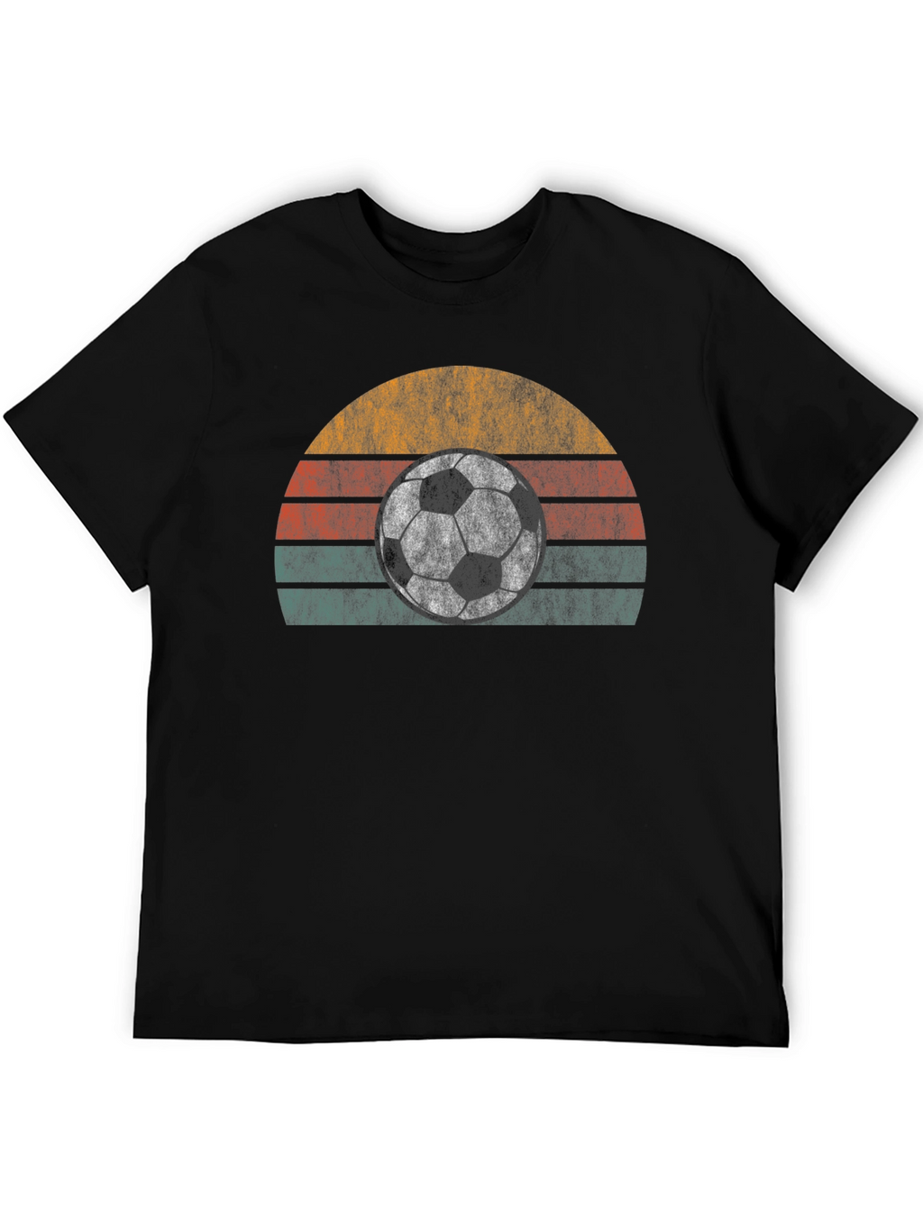 Retro Soccer Ball Graphic T-Shirt
