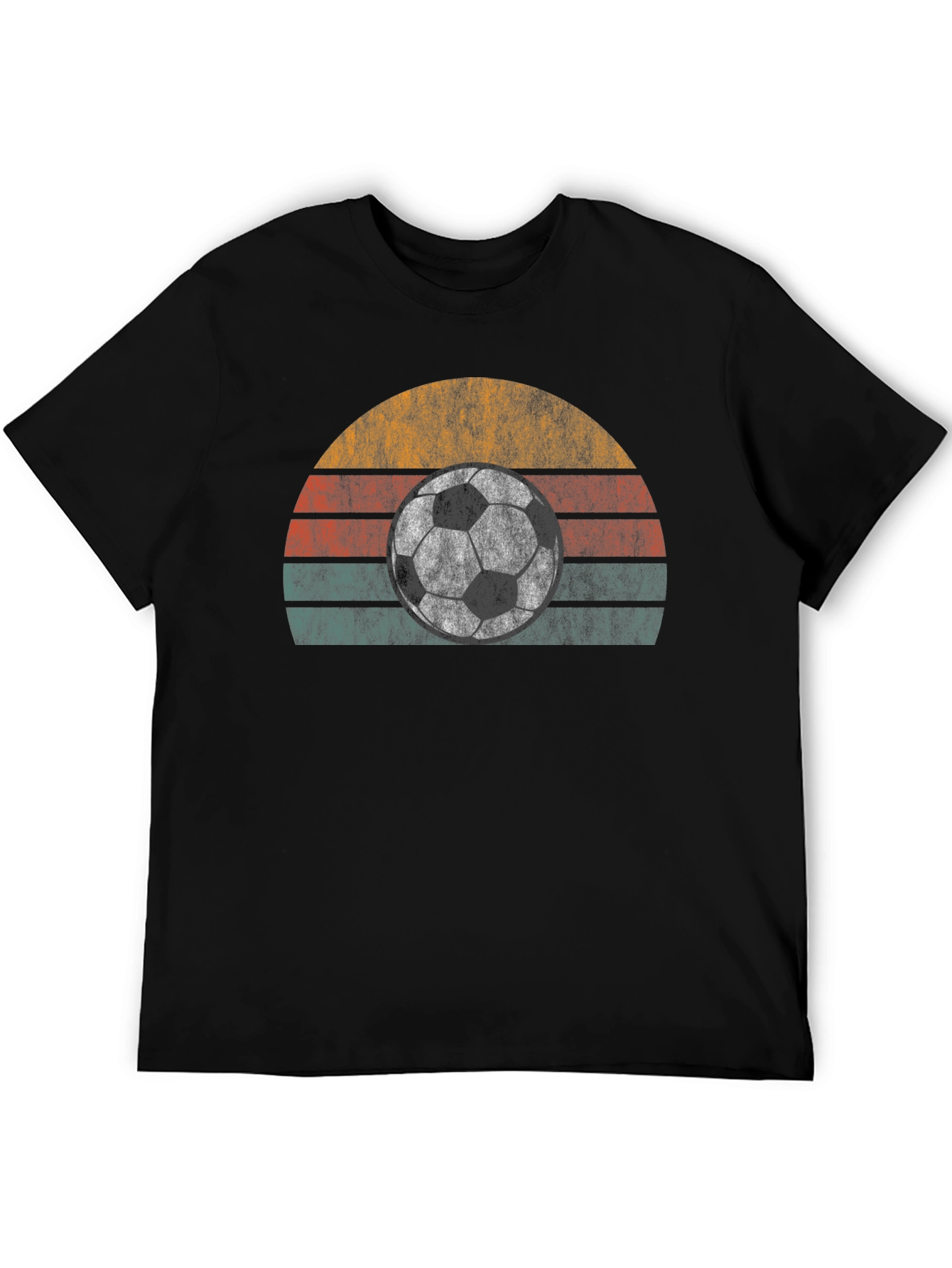 Retro Soccer Ball Graphic T-Shirt