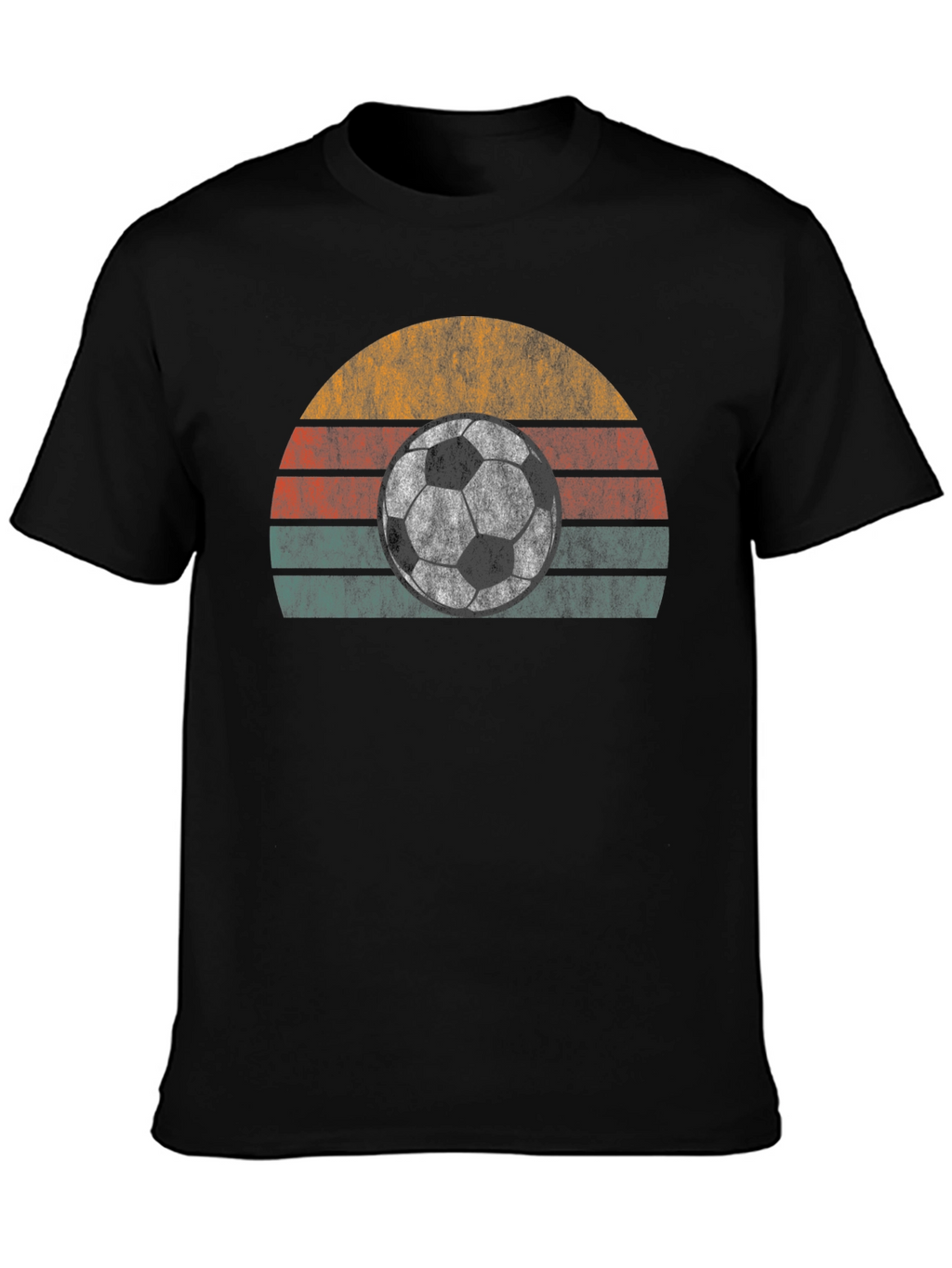 Retro Soccer Ball Graphic T-Shirt