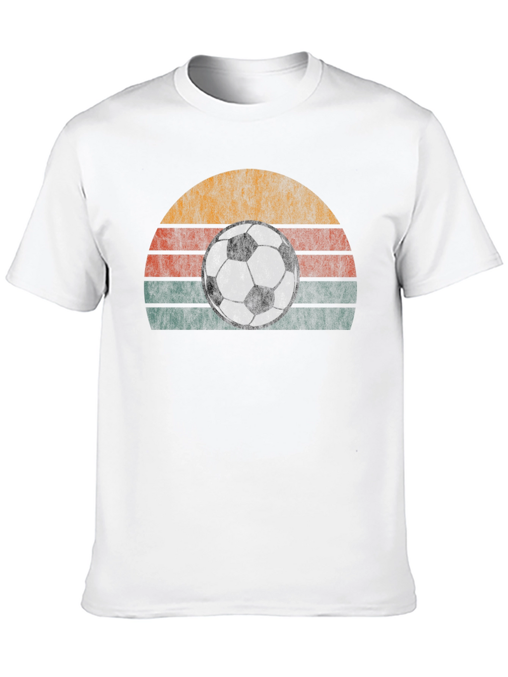 Retro Soccer Ball Graphic T-Shirt