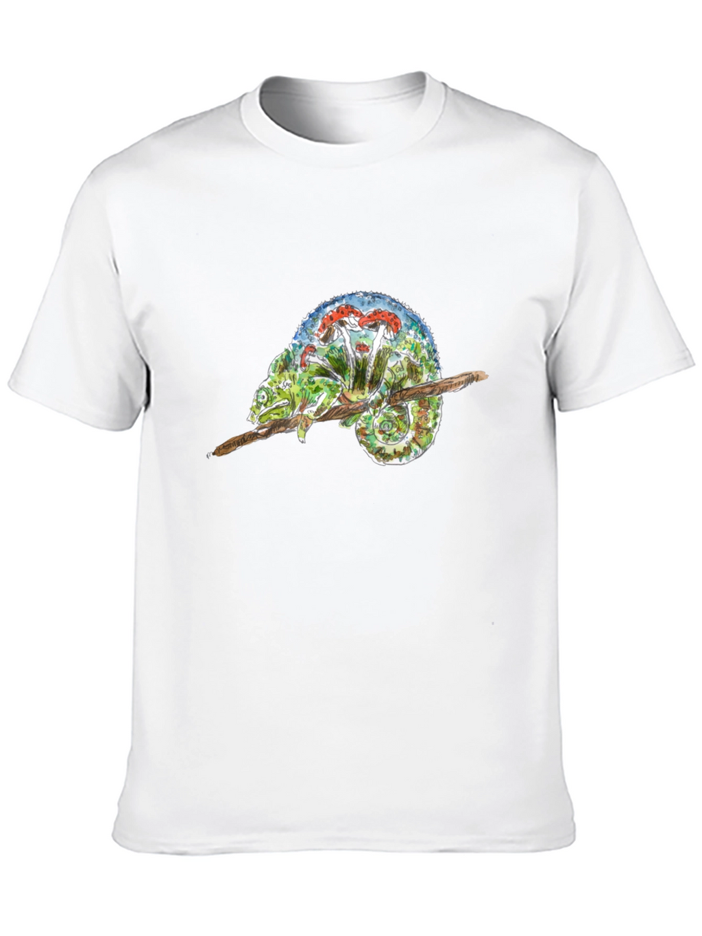 Chameleon Mushroom Graphic Tee