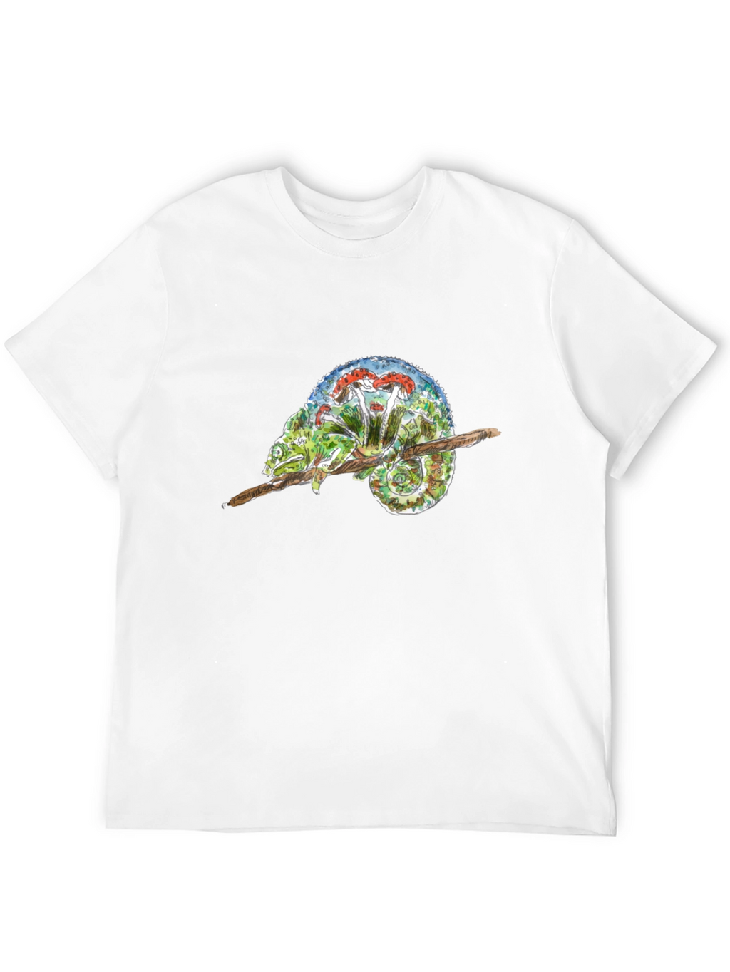 Chameleon Mushroom Graphic Tee