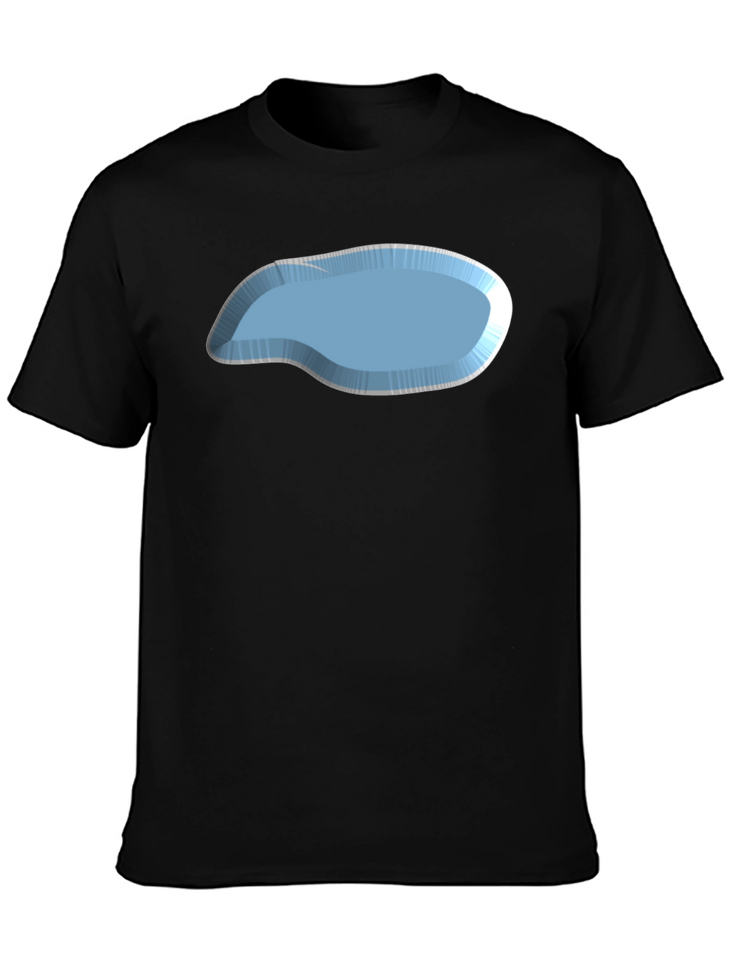 Modern Graphic Tee - Ice Pond Design