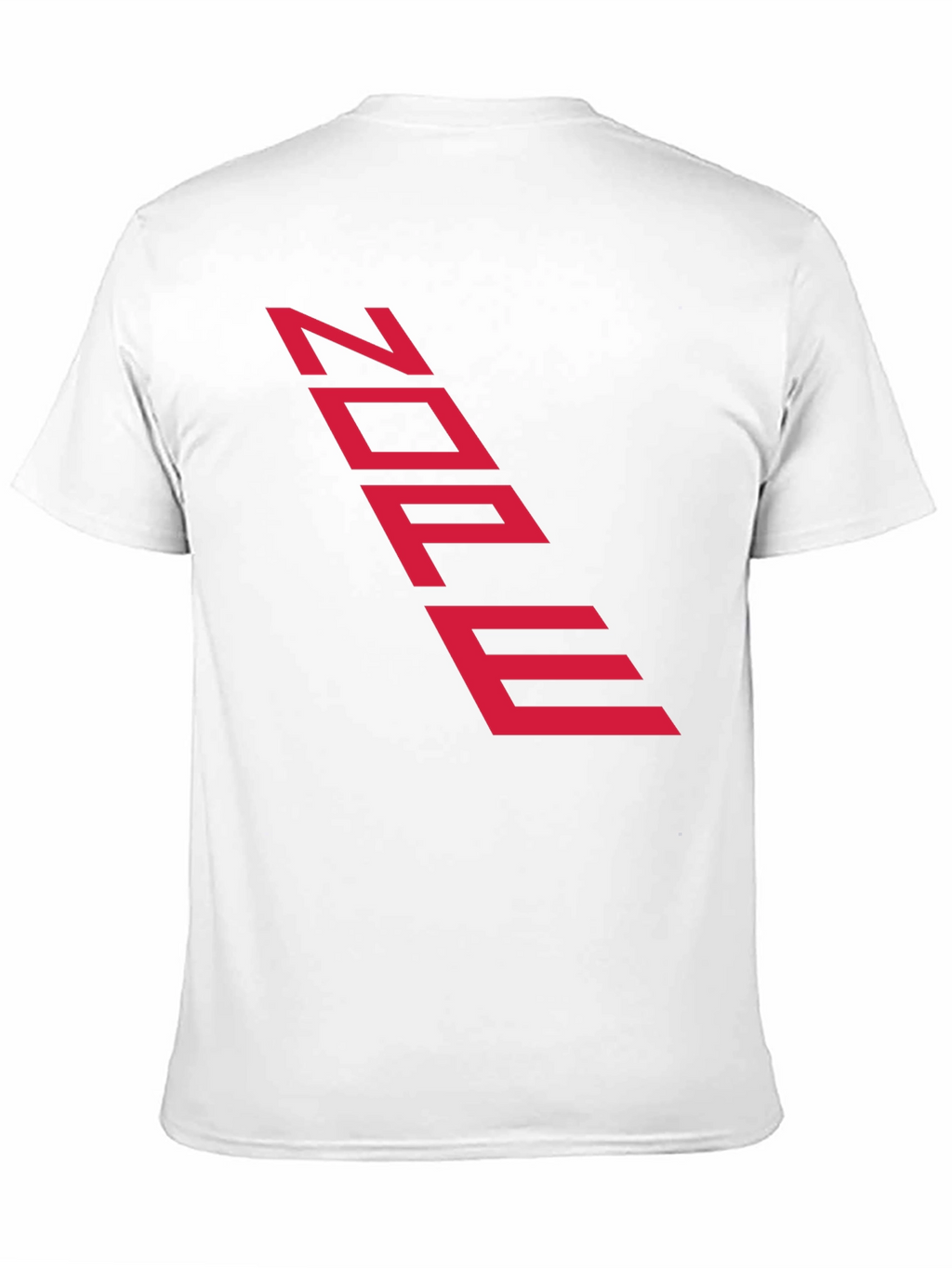 Edgy Black Tee with Futuristic Red Text