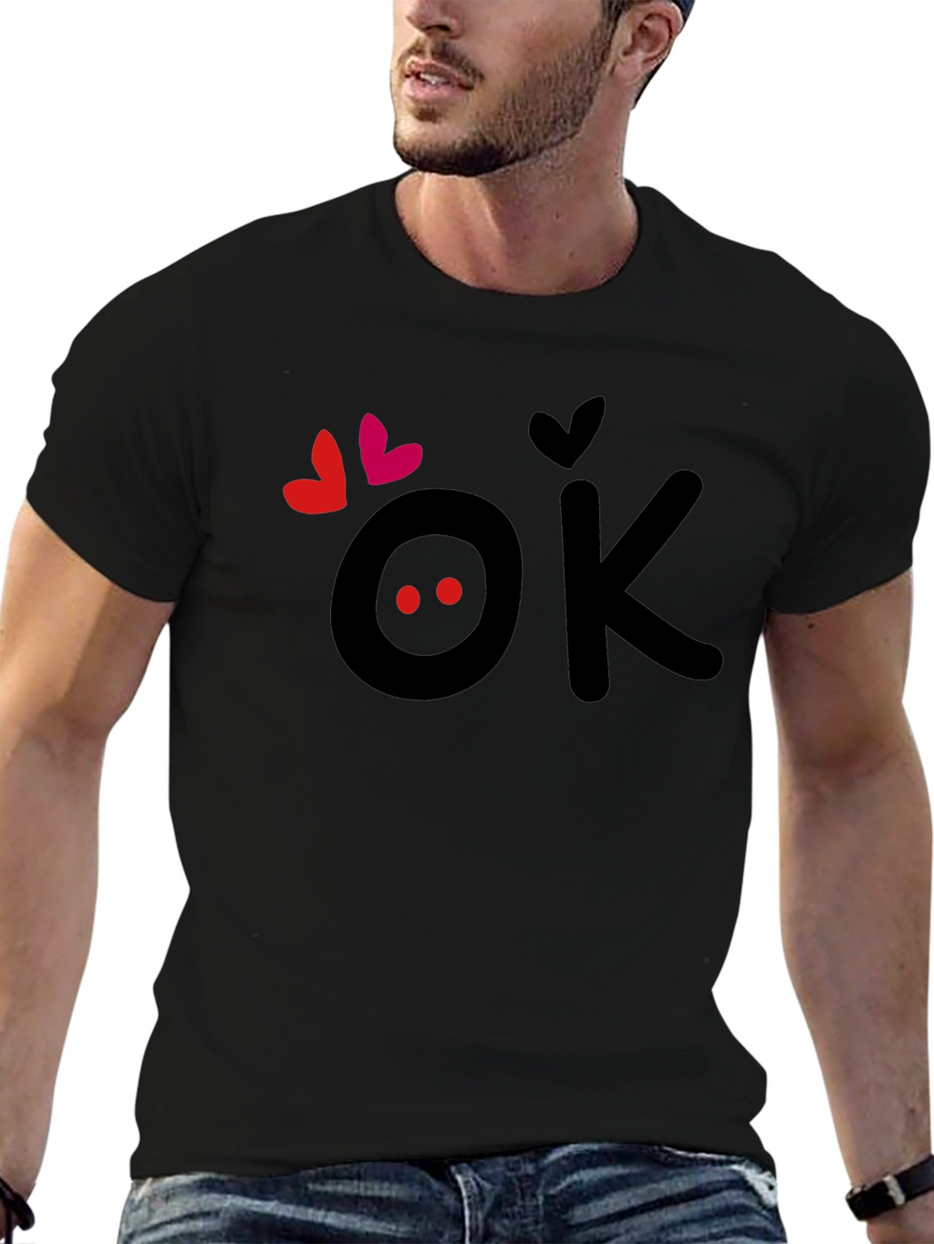 OK Love T-Shirt - Cute Graphic Tee