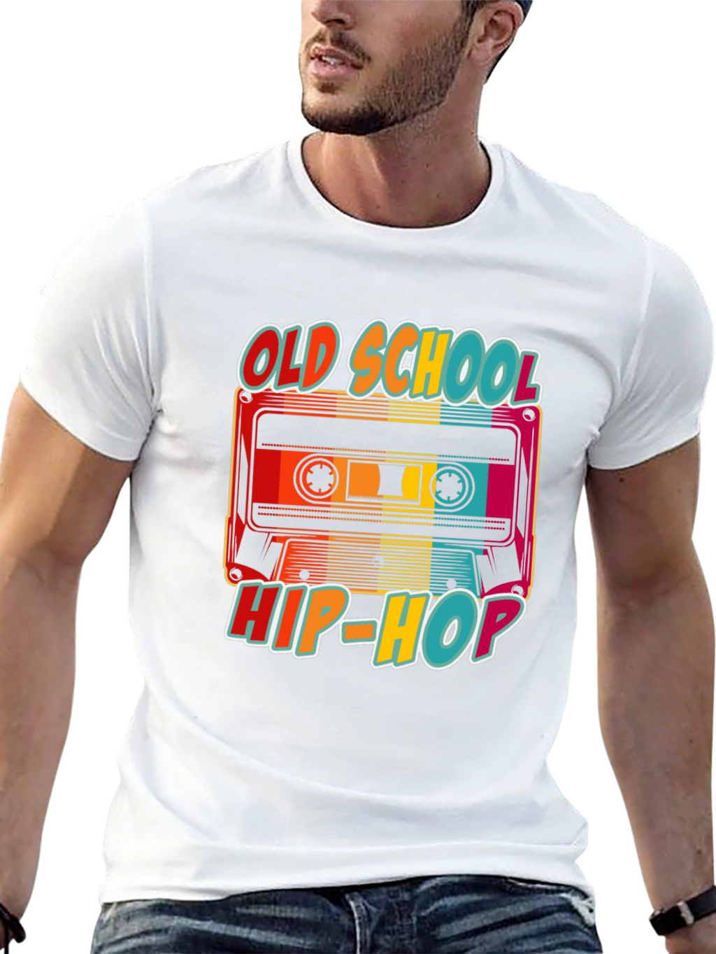 Old School Hip-Hop Cassette Tape T-Shirt