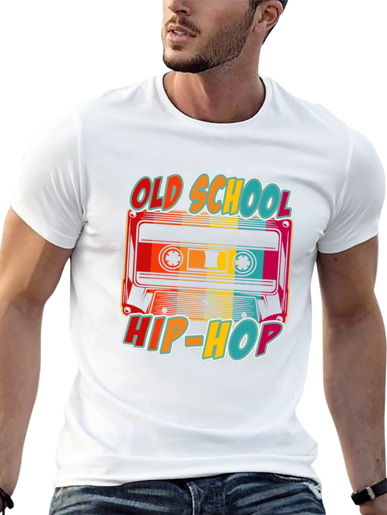 Old School Hip-Hop Cassette Tape T-Shirt