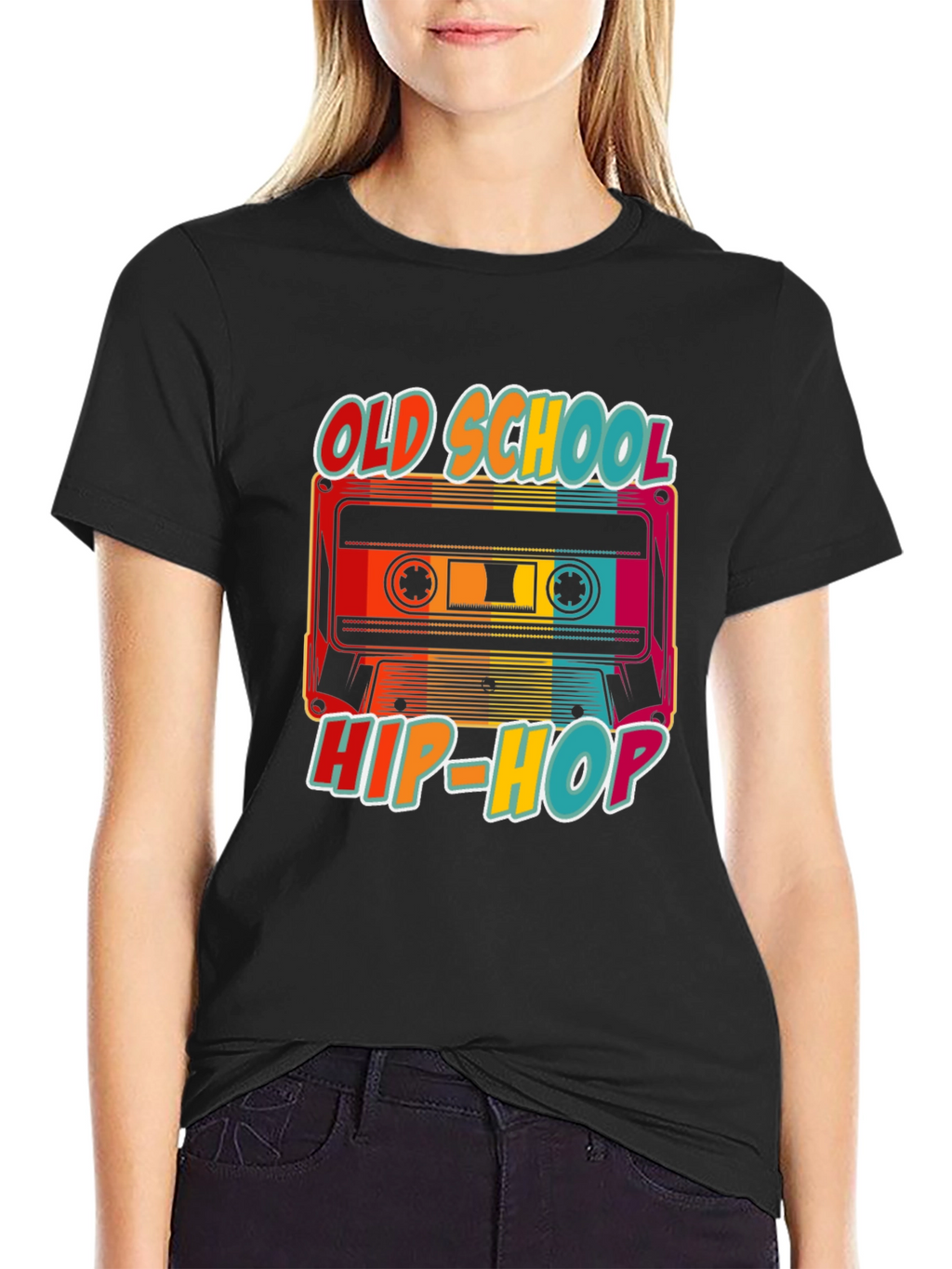 Old School Hip-Hop Cassette Tape T-Shirt