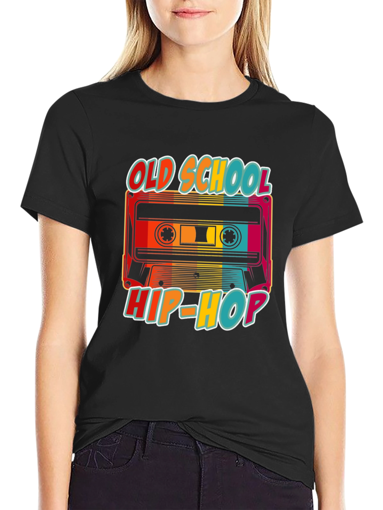 Old School Hip-Hop Cassette Tape T-Shirt