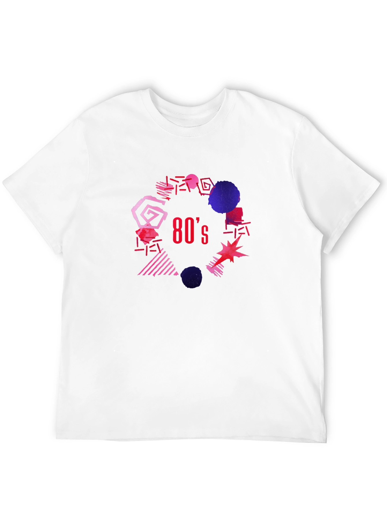 Retro 80s Graphic Tee - Black T-Shirt