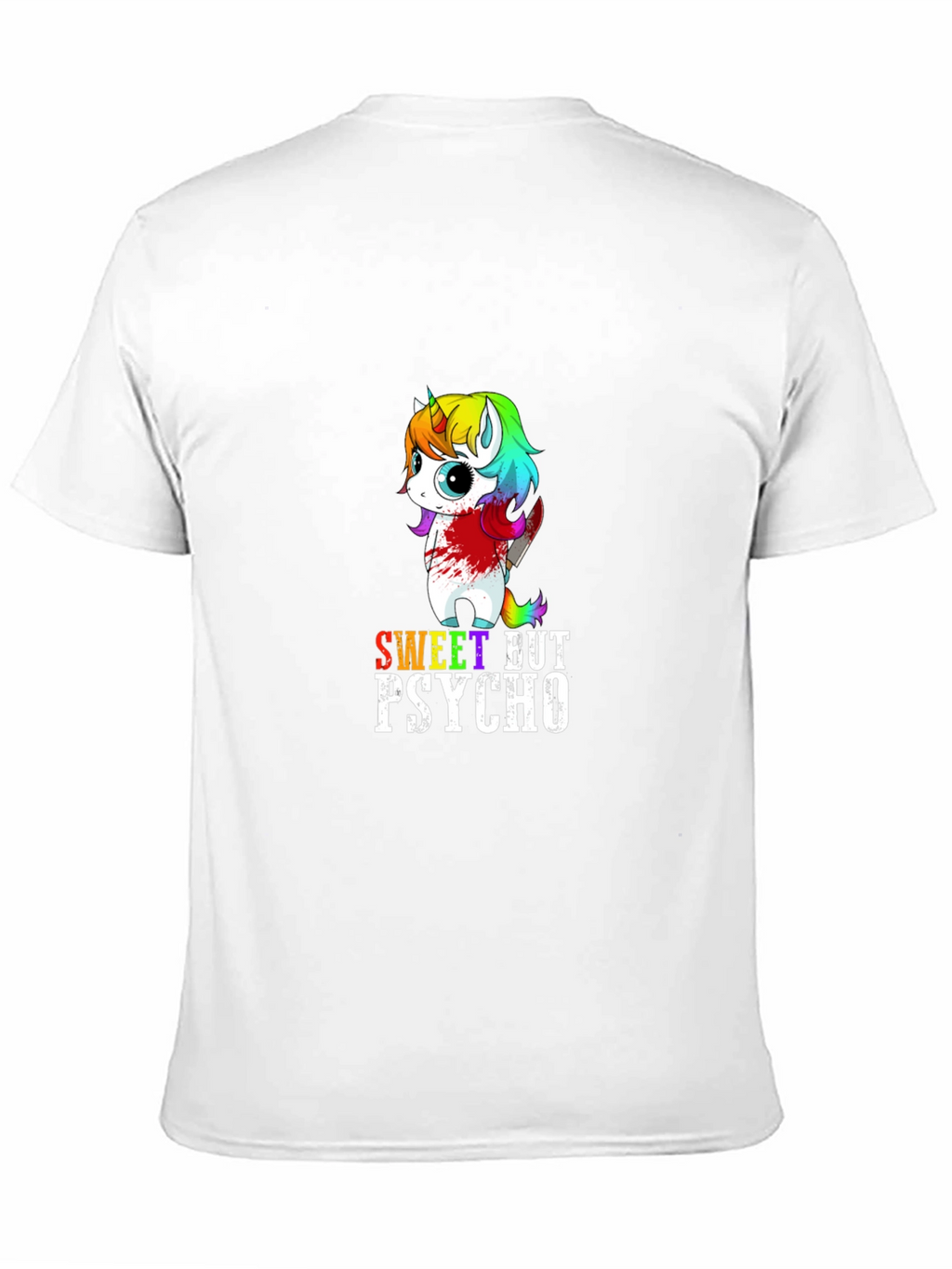 Sweet But Psycho Unicorn Graphic T-Shirt