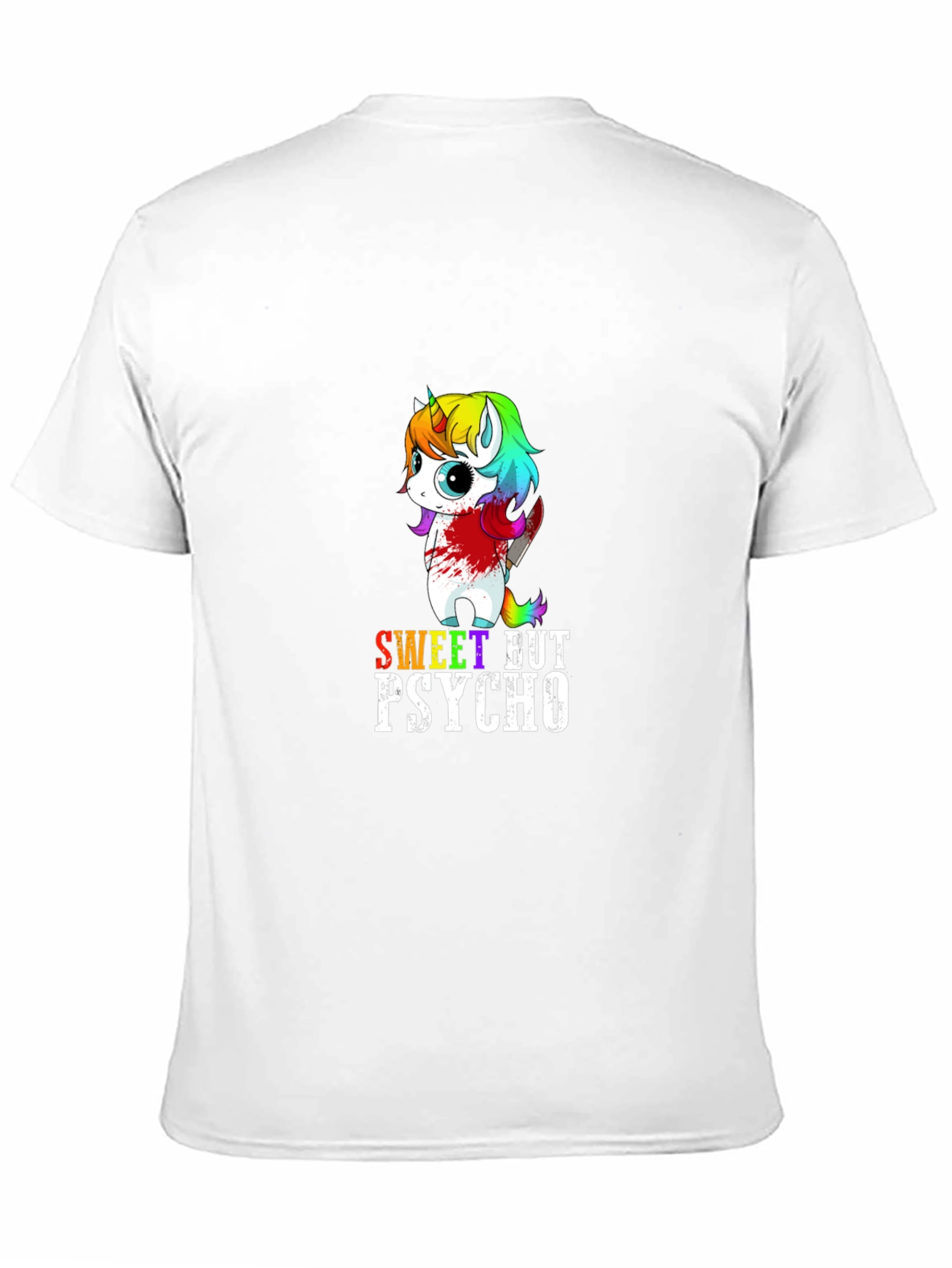 Sweet But Psycho Unicorn Graphic T-Shirt
