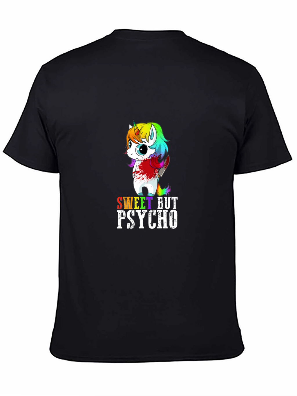 Sweet But Psycho Unicorn Graphic T-Shirt