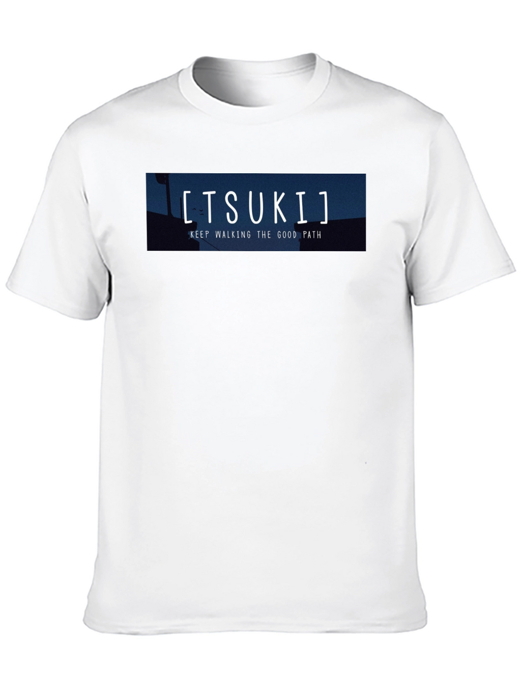 Tsuki Good Path Black Graphic Tee