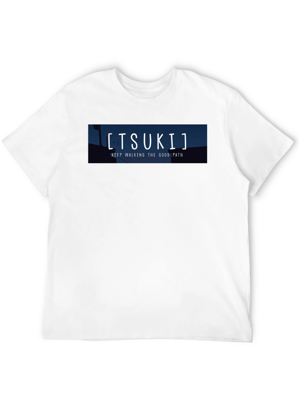 Tsuki Good Path Black Graphic Tee