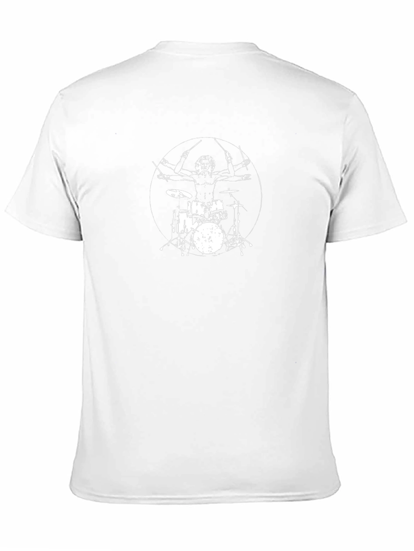 Drummer Graphic Black T-Shirt - Rock Music Tee