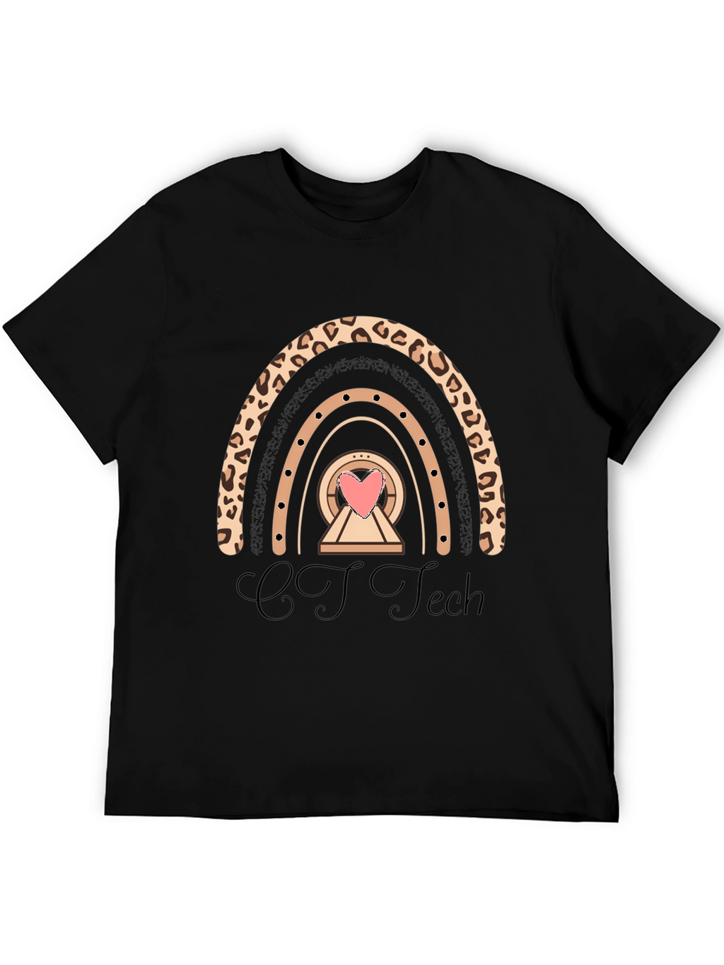 CT Tech Rainbow Heart Graphic Tee