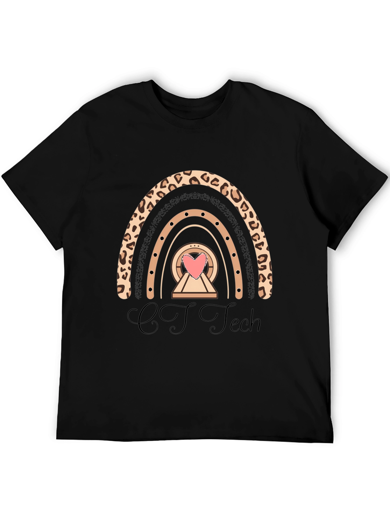 CT Tech Rainbow Heart Graphic Tee