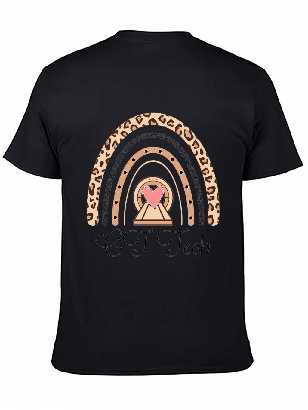 CT Tech Rainbow Heart Graphic Tee