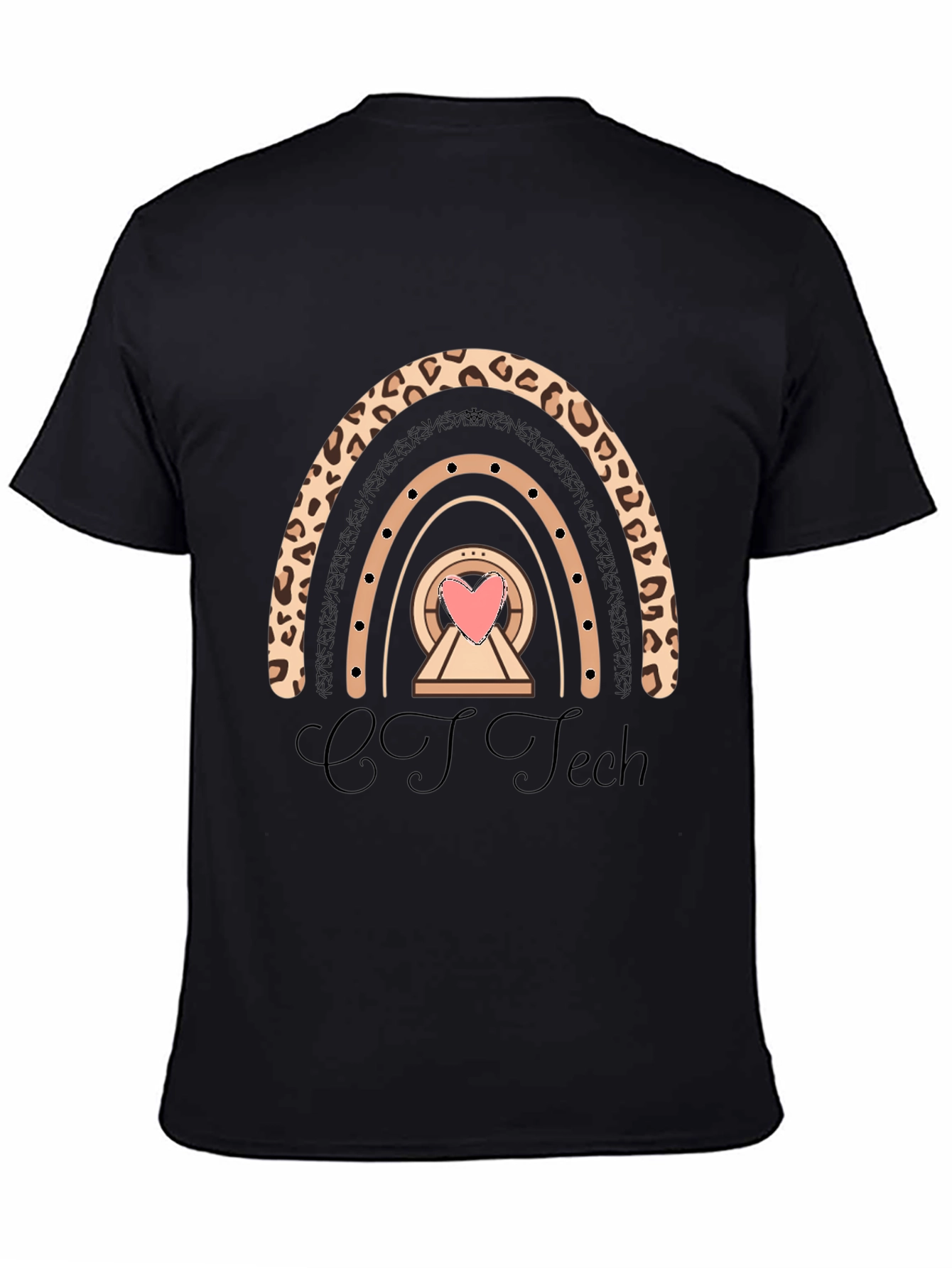 CT Tech Rainbow Heart Graphic Tee