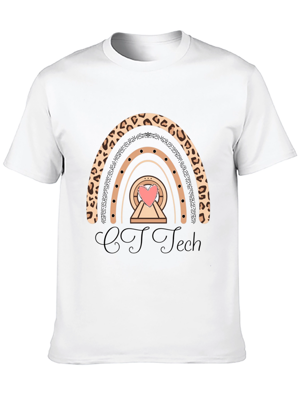 CT Tech Rainbow Heart Graphic Tee