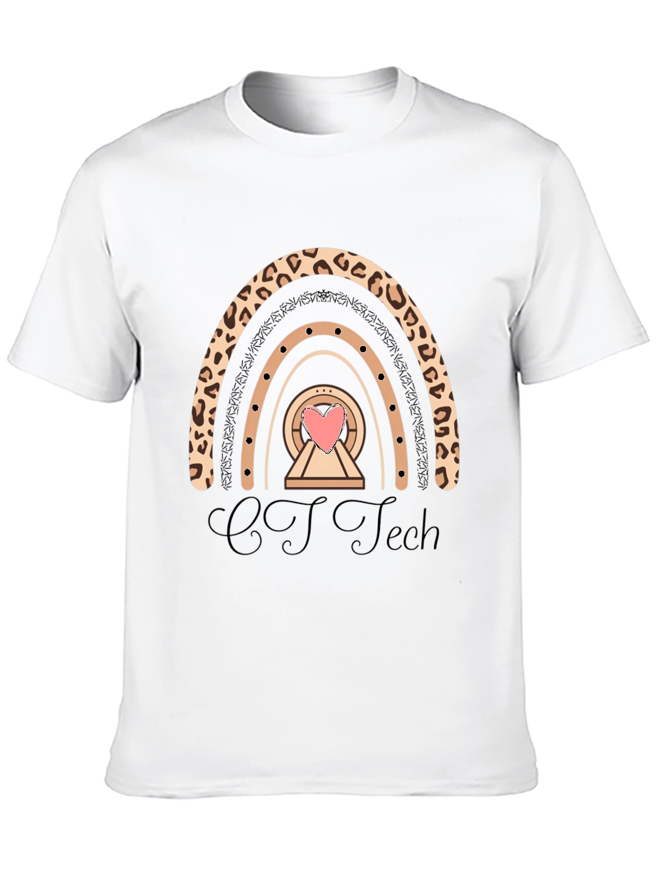 CT Tech Rainbow Heart Graphic Tee