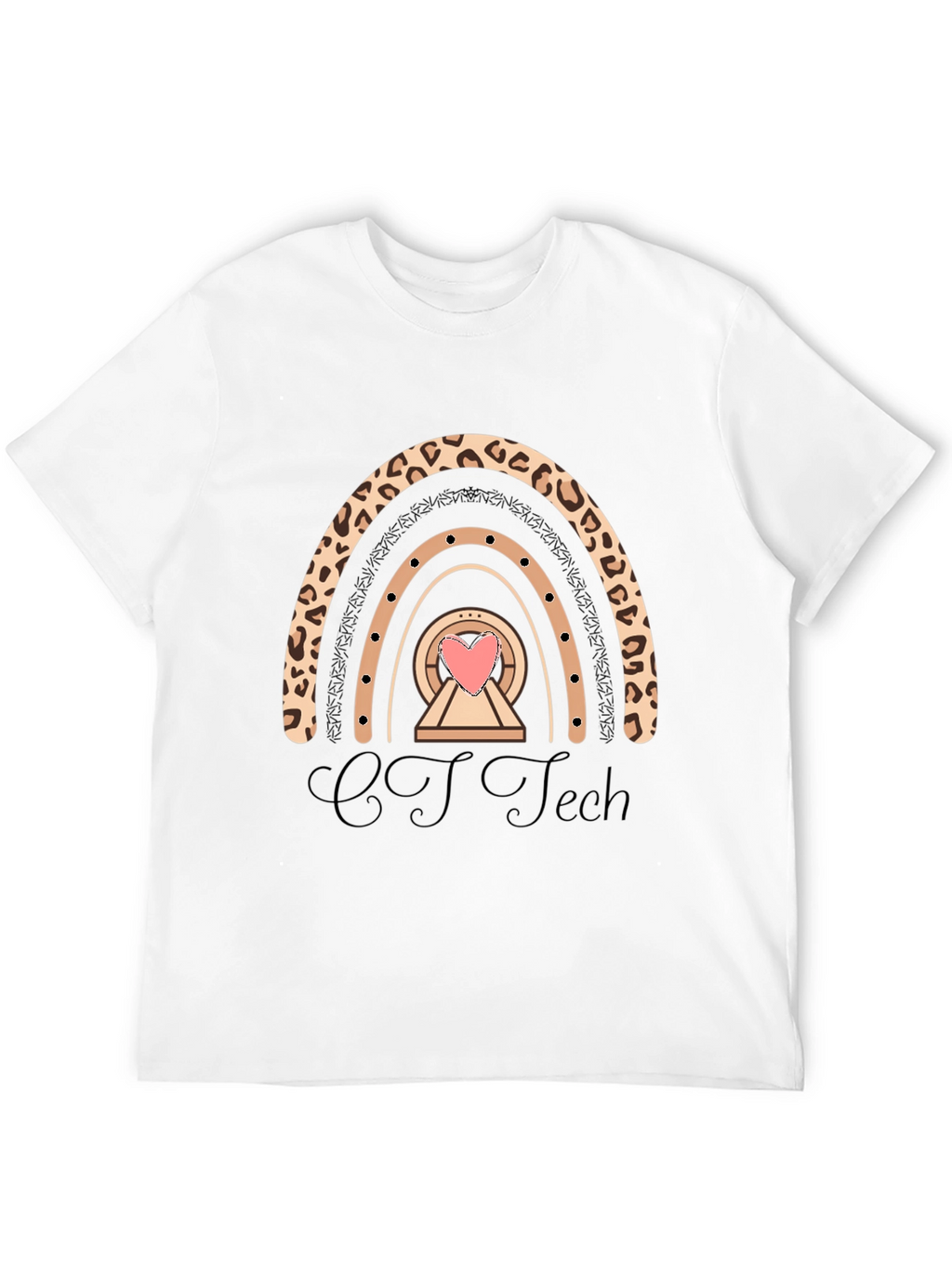 CT Tech Rainbow Heart Graphic Tee