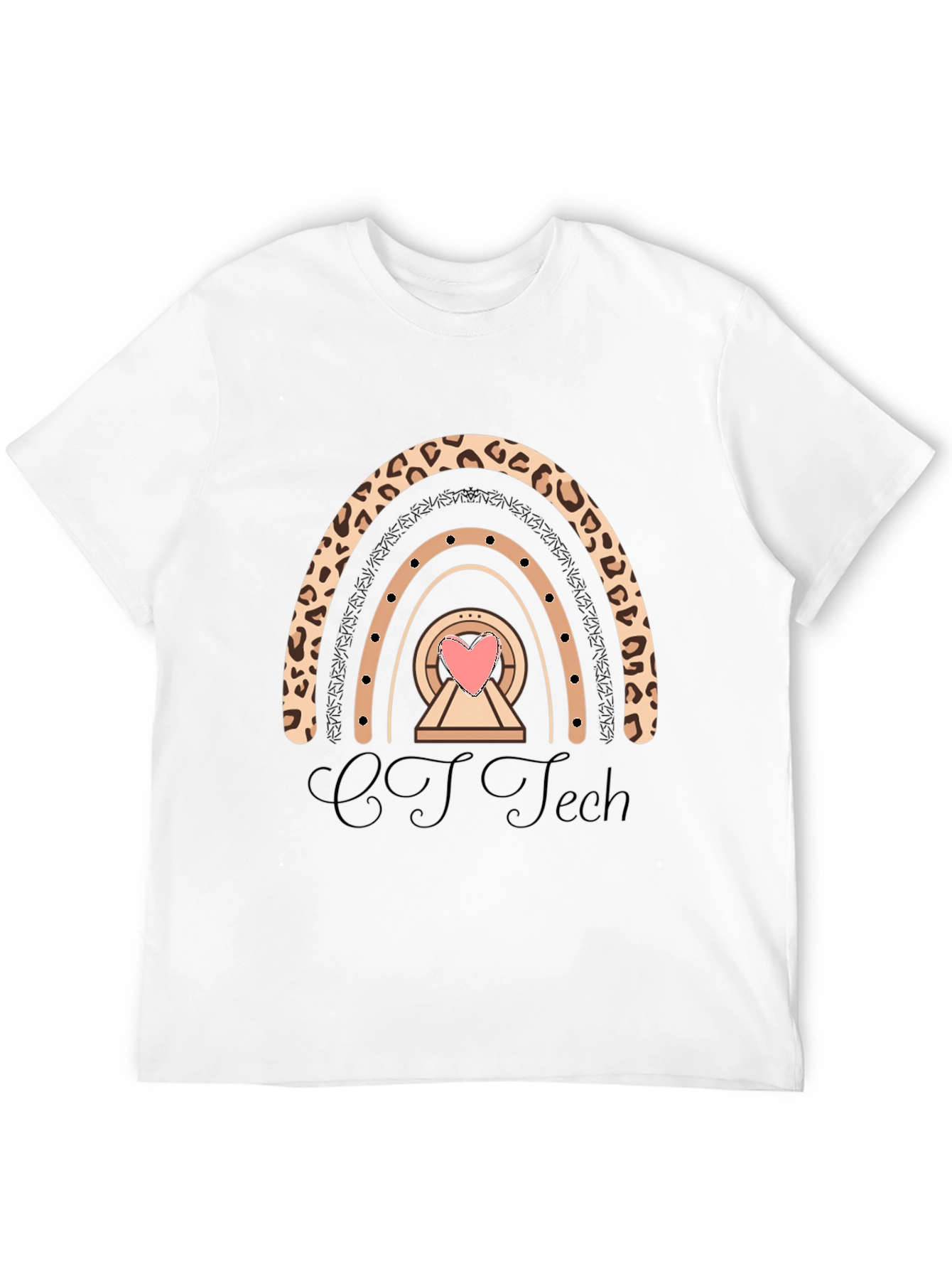 CT Tech Rainbow Heart Graphic Tee