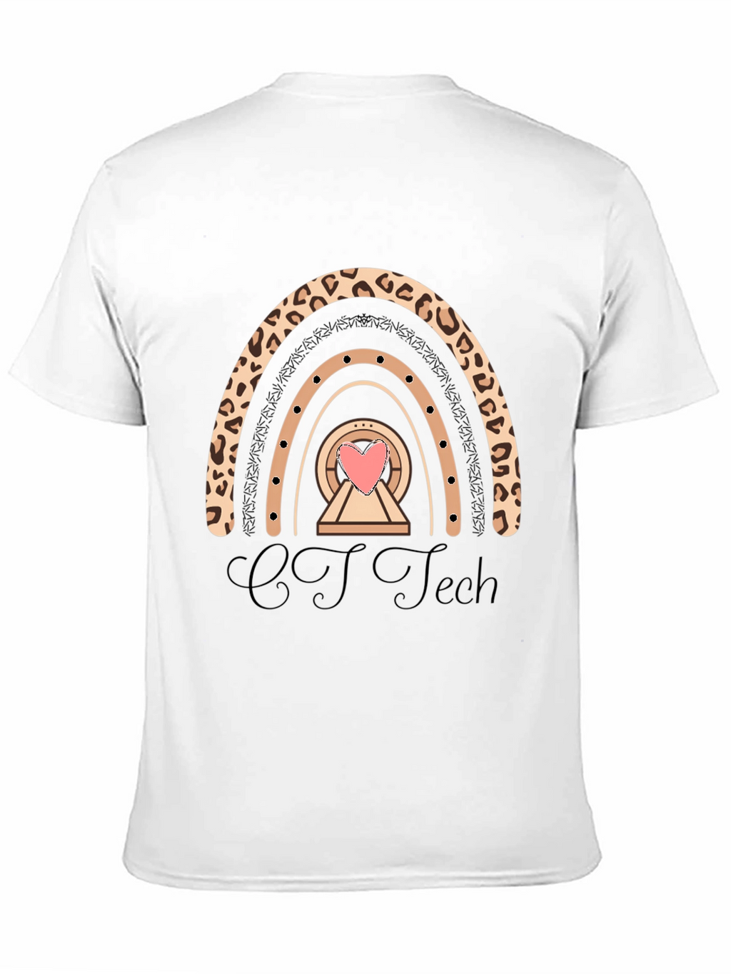 CT Tech Rainbow Heart Graphic Tee