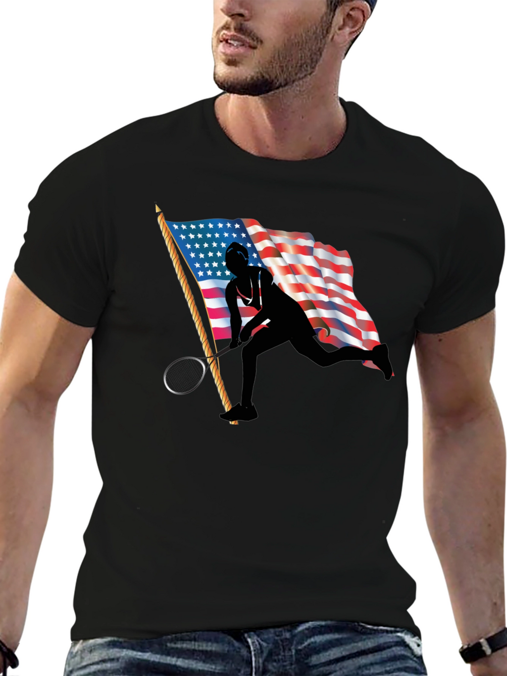 Patriotic Wrestler T-Shirt