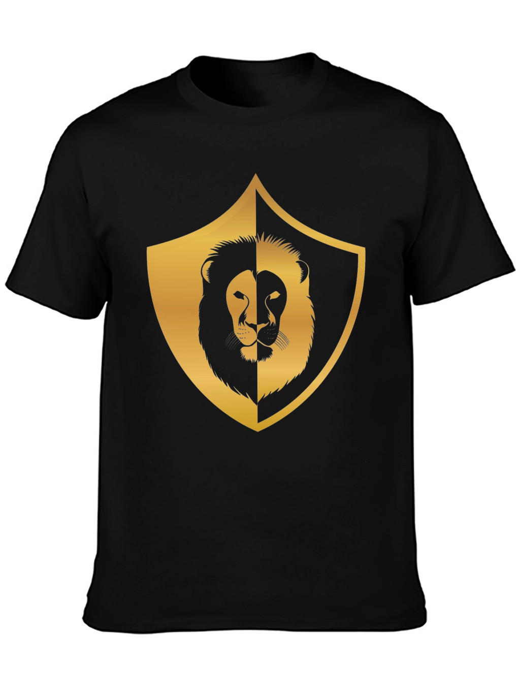 Lion Shield Graphic Tee - Black