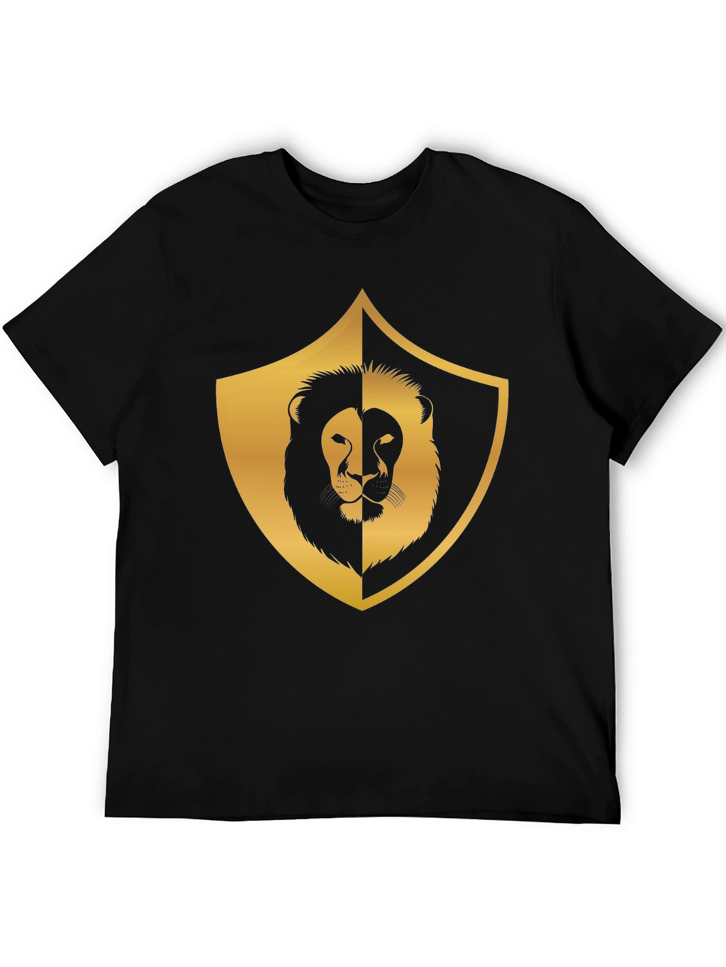 Lion Shield Graphic Tee - Black