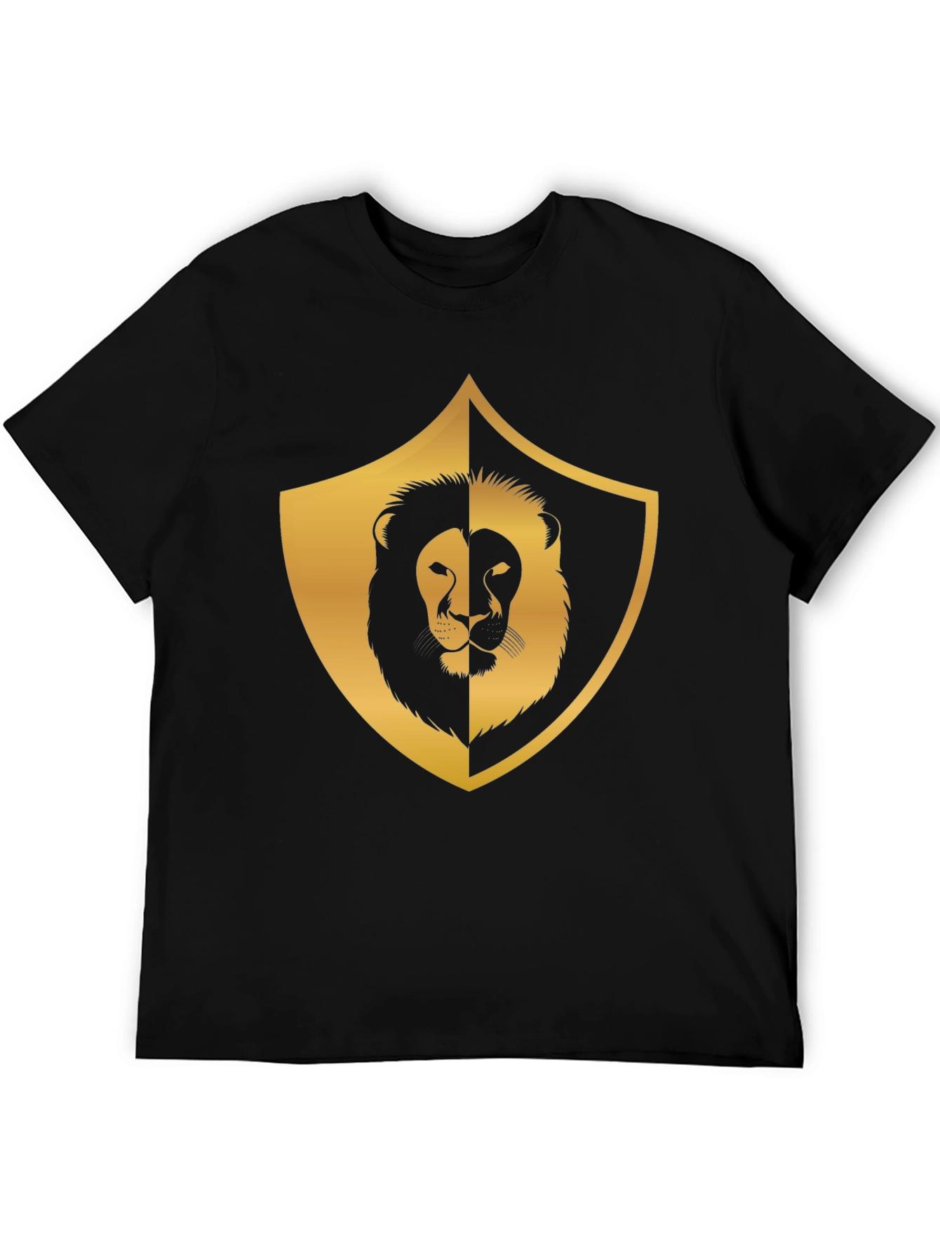 Lion Shield Graphic Tee - Black