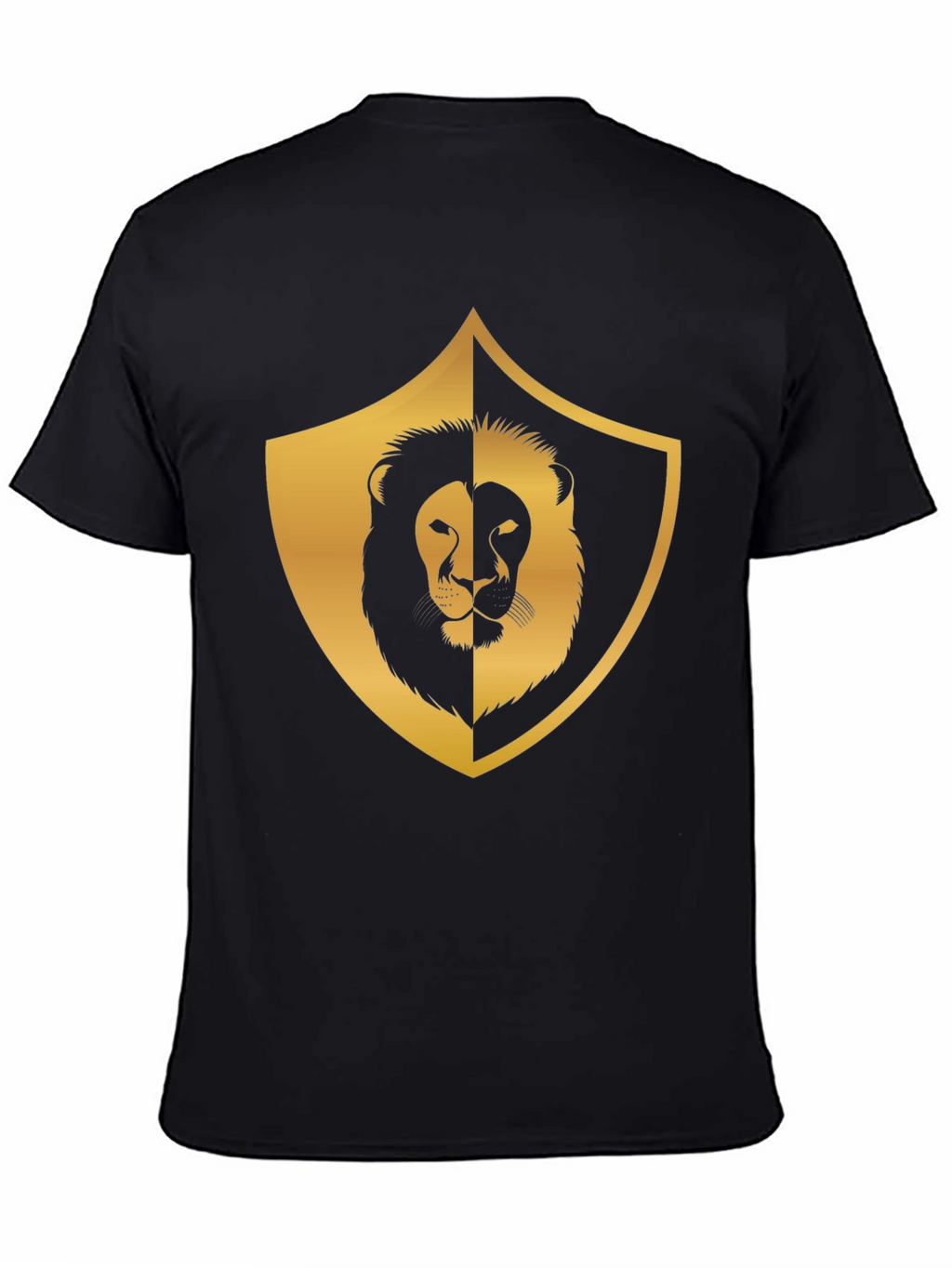 Lion Shield Graphic Tee - Black