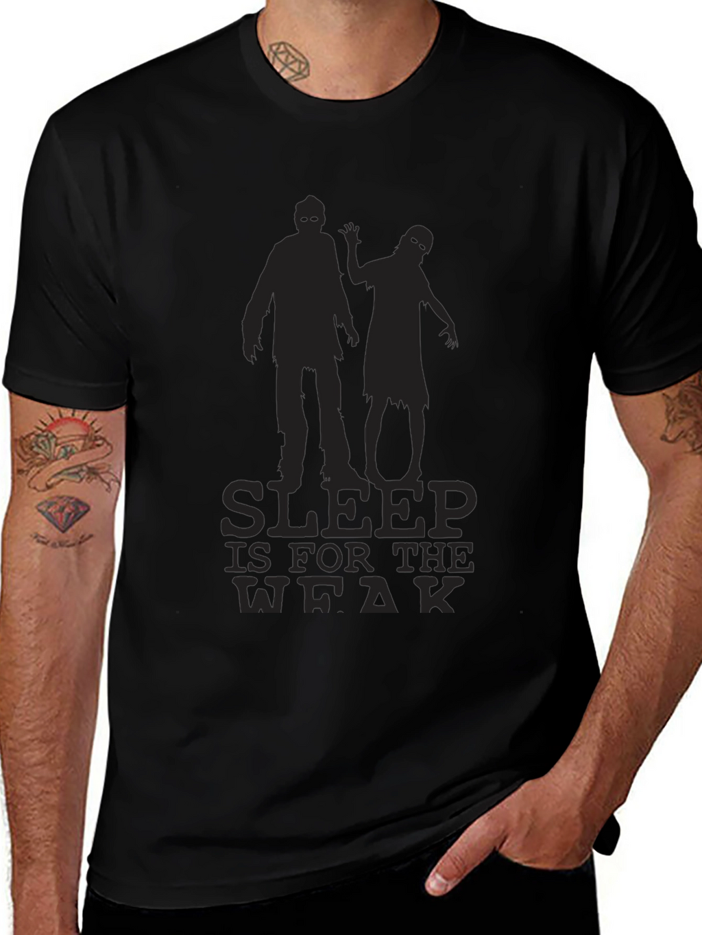 Sleep is for the Weak Zombie T-Shirt