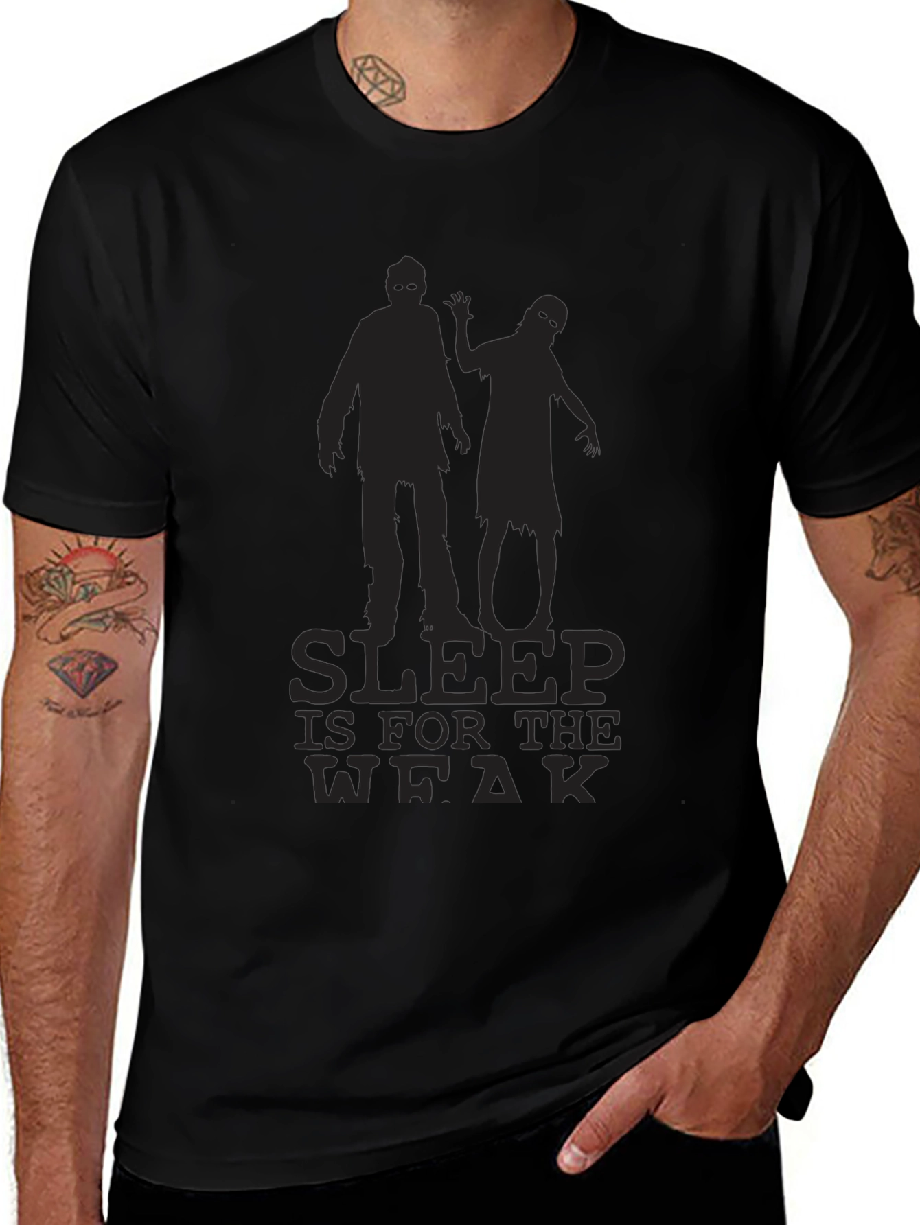 Sleep is for the Weak Zombie T-Shirt