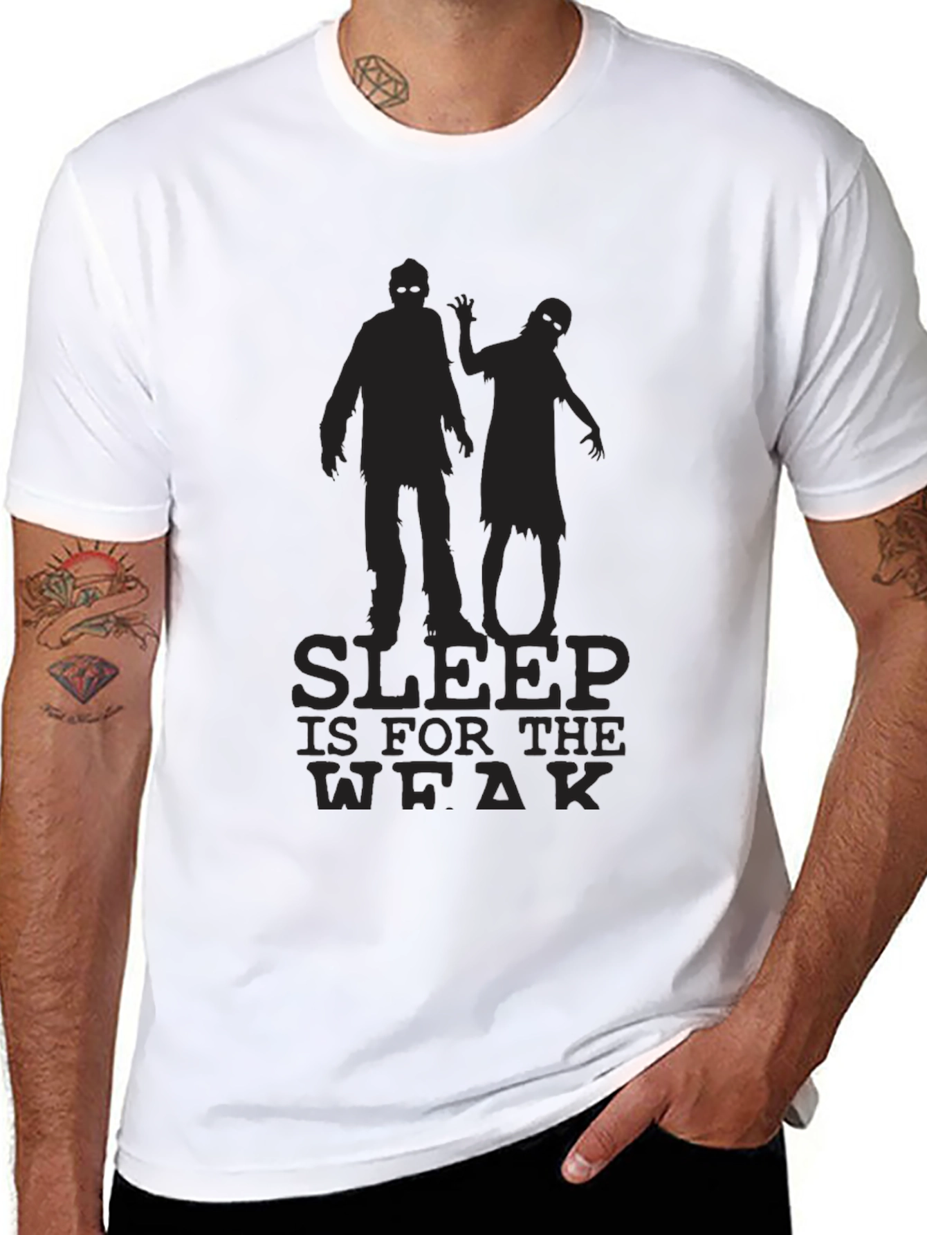 Sleep is for the Weak Zombie T-Shirt