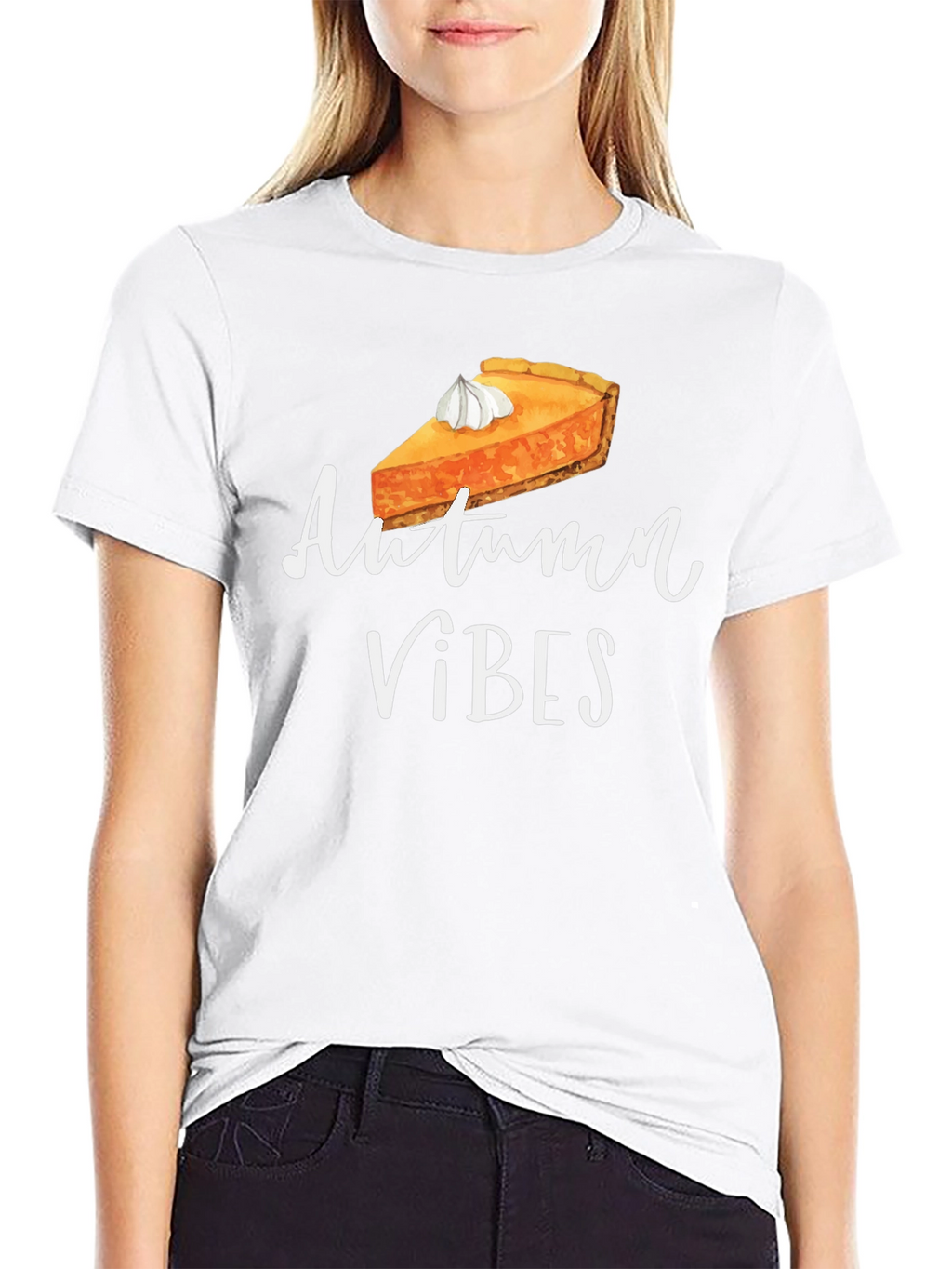 Autumn Vibes Pumpkin Pie T-Shirt Fall Season Tee