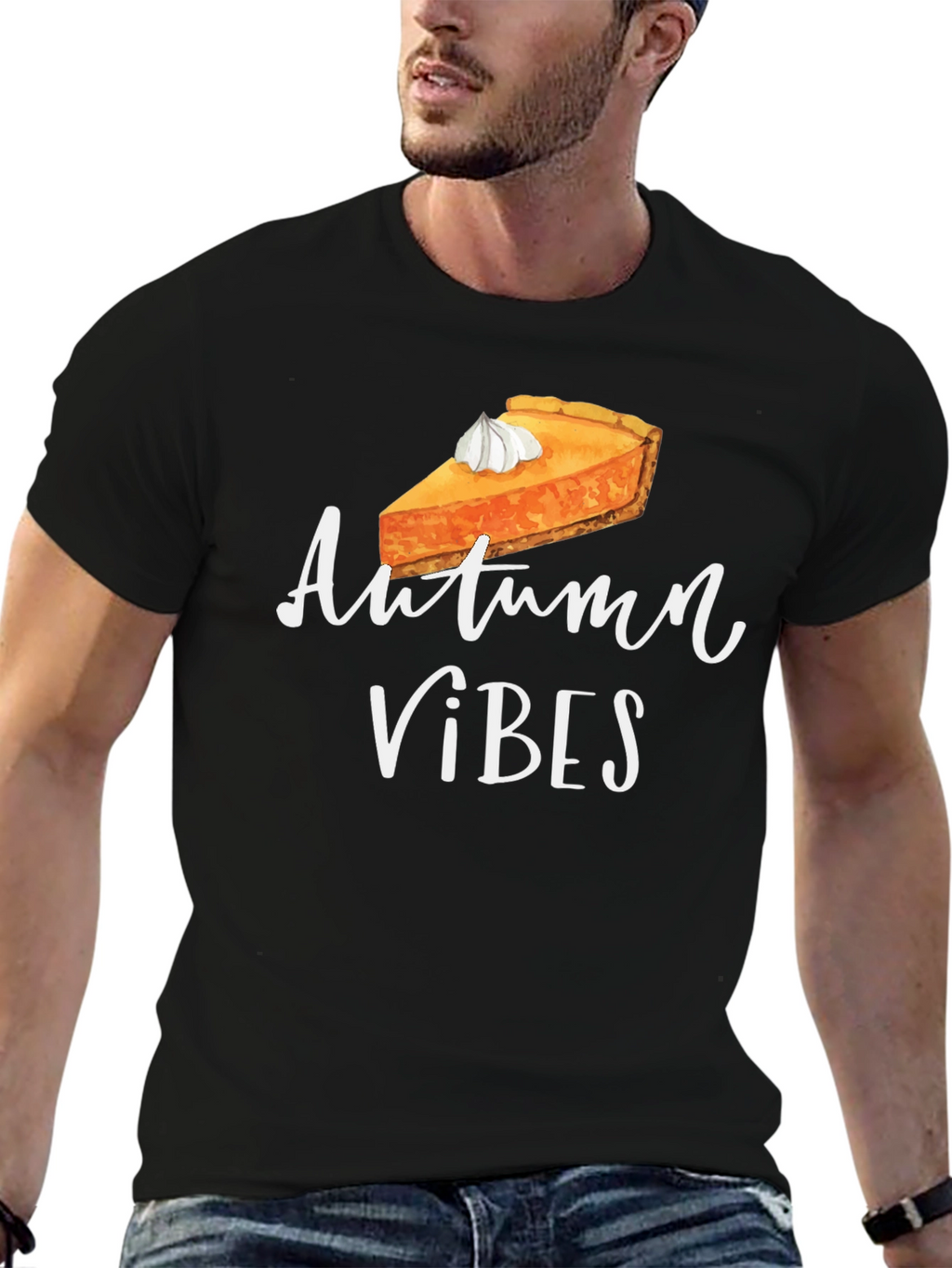 Autumn Vibes Pumpkin Pie T-Shirt Fall Season Tee