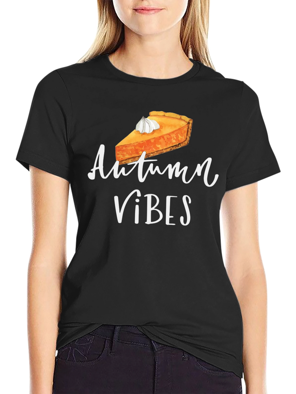 Autumn Vibes Pumpkin Pie T-Shirt Fall Season Tee