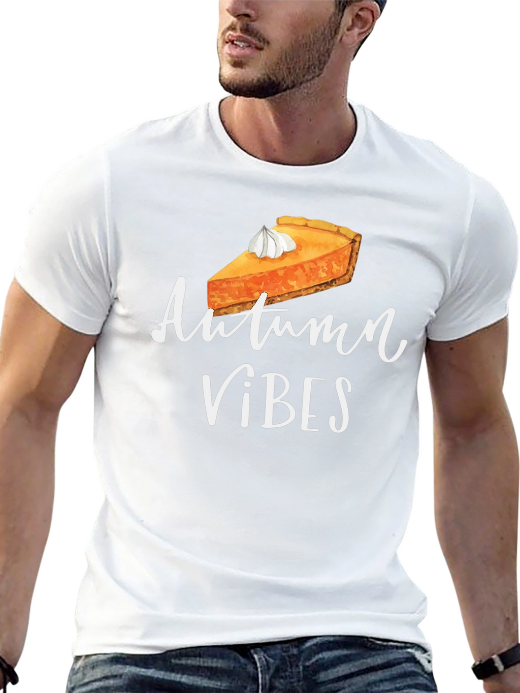 Autumn Vibes Pumpkin Pie T-Shirt Fall Season Tee